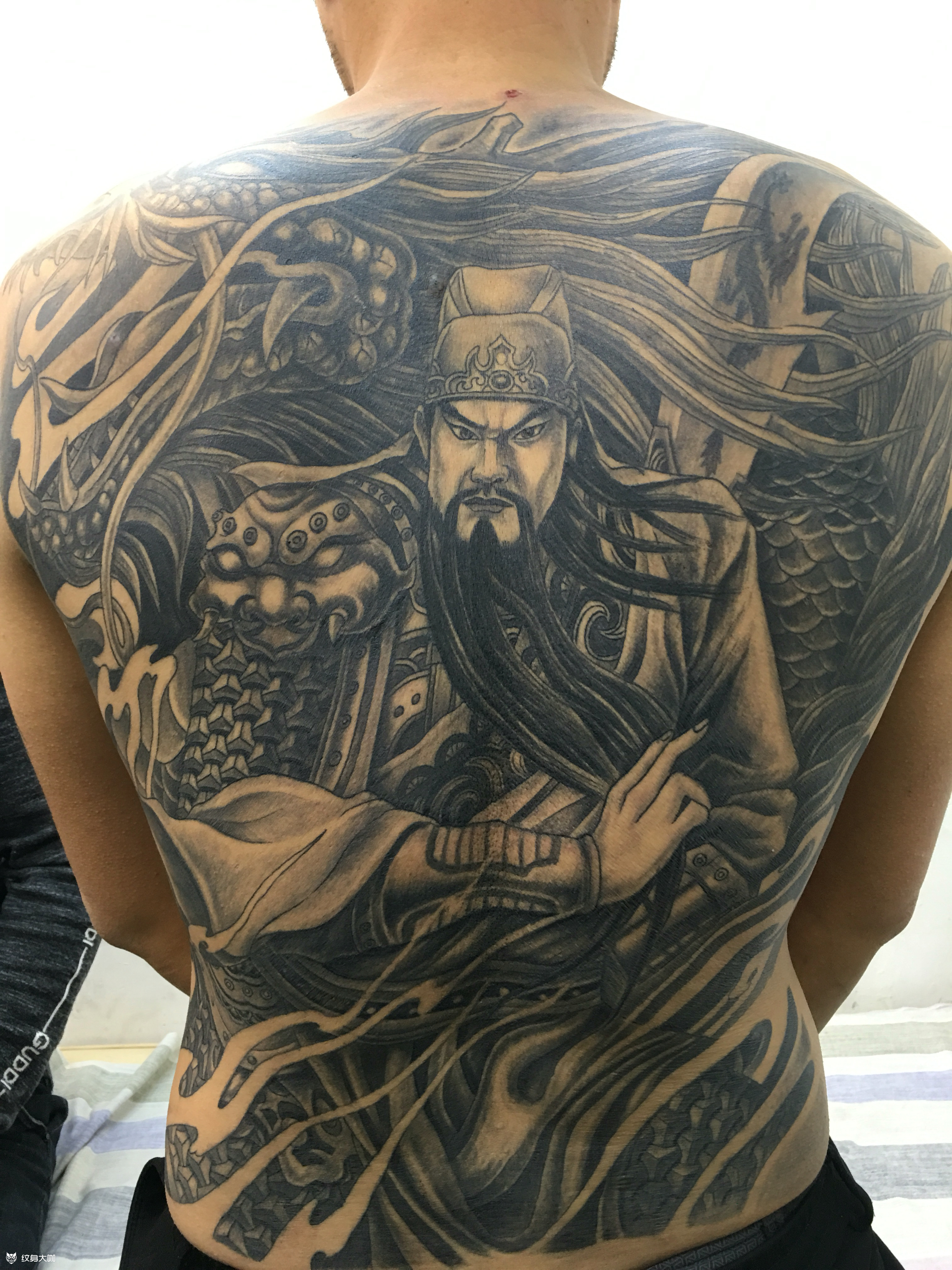 关公_纹身图案手稿图片_骆文宇的纹身作品集