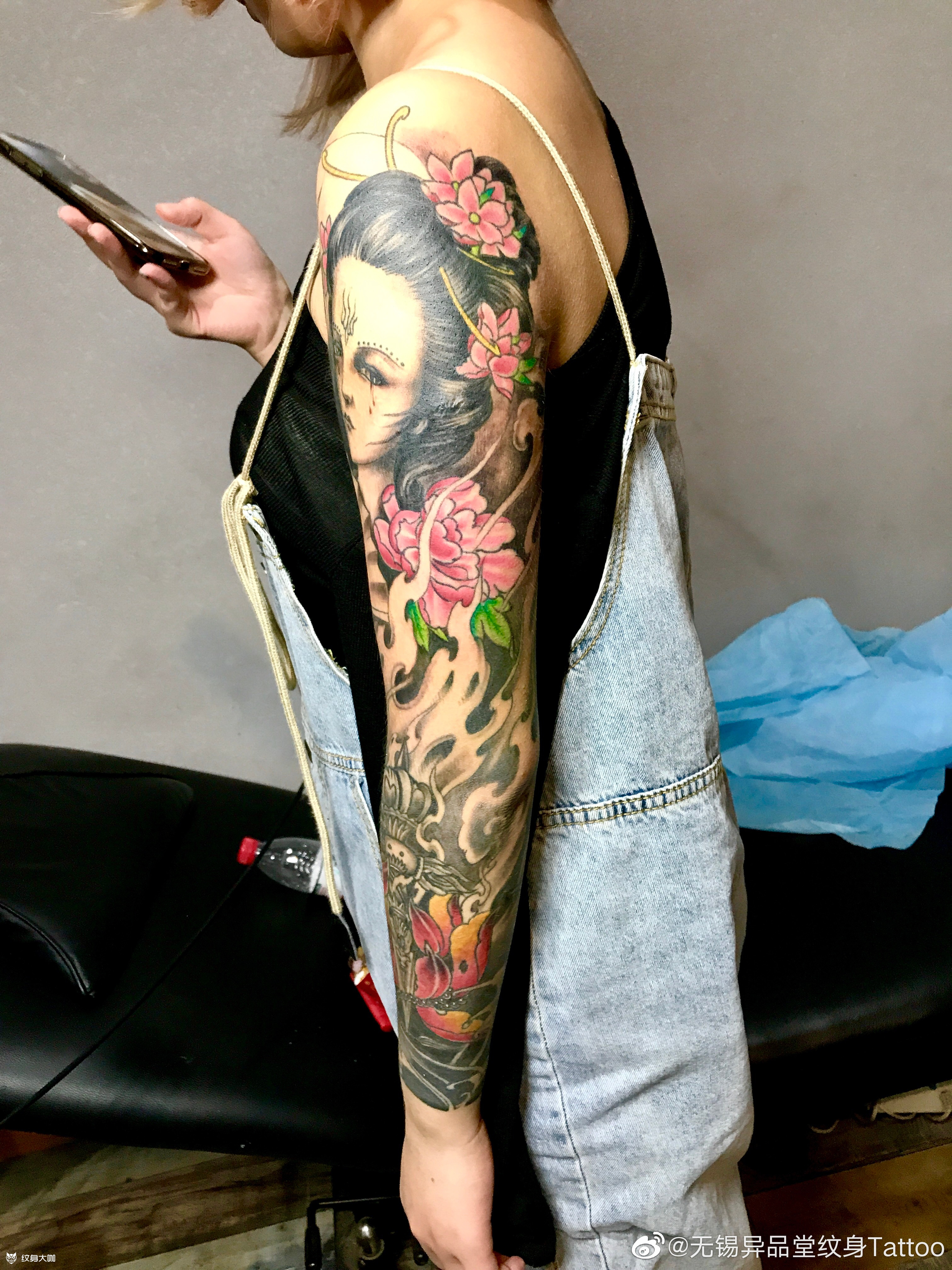 花臂客人之前在手腕处做过一个_纹身吧社区 - 纹身大咖