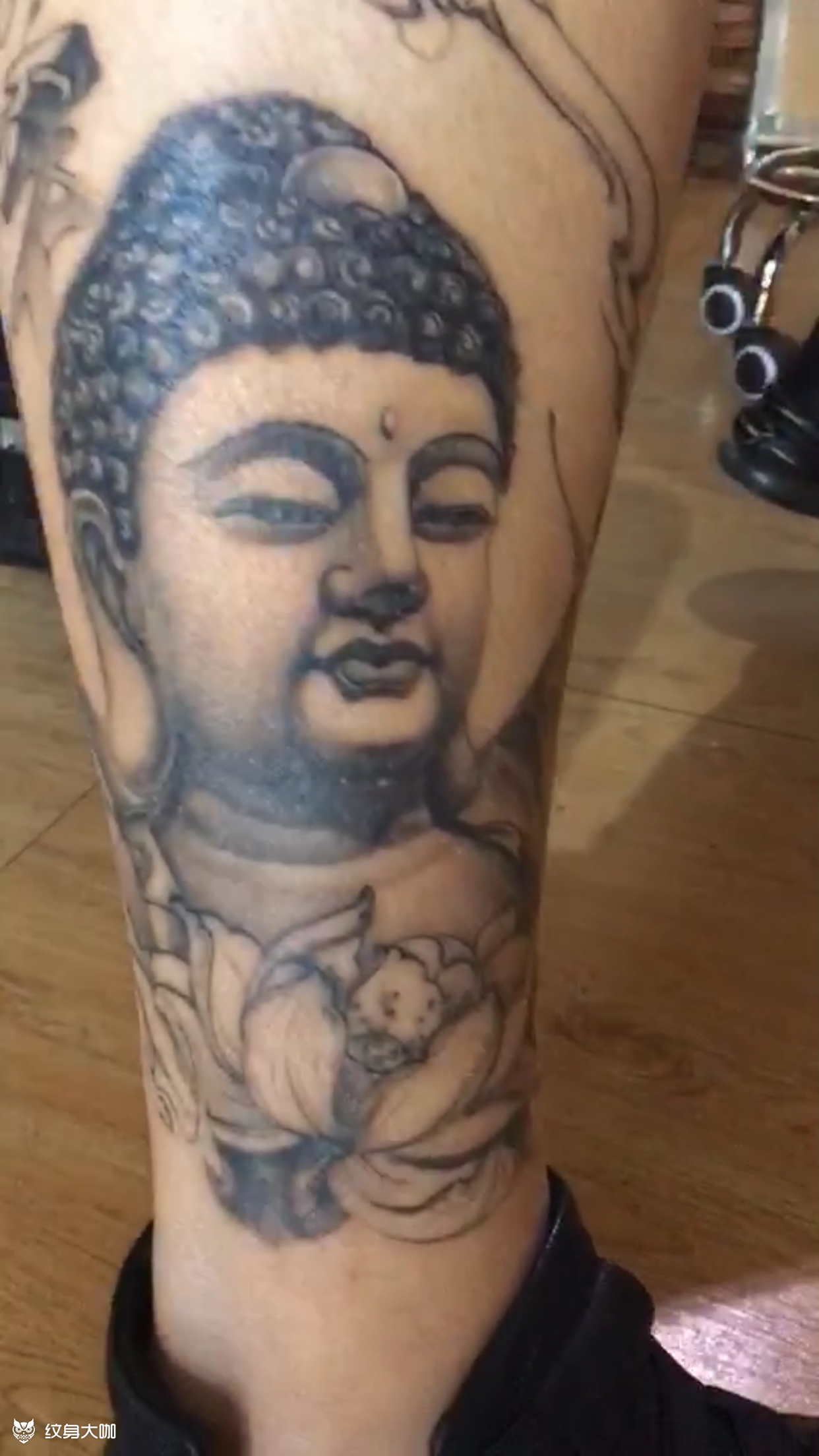 阿弥陀佛_纹身图案手稿图片_老三的纹身作品集