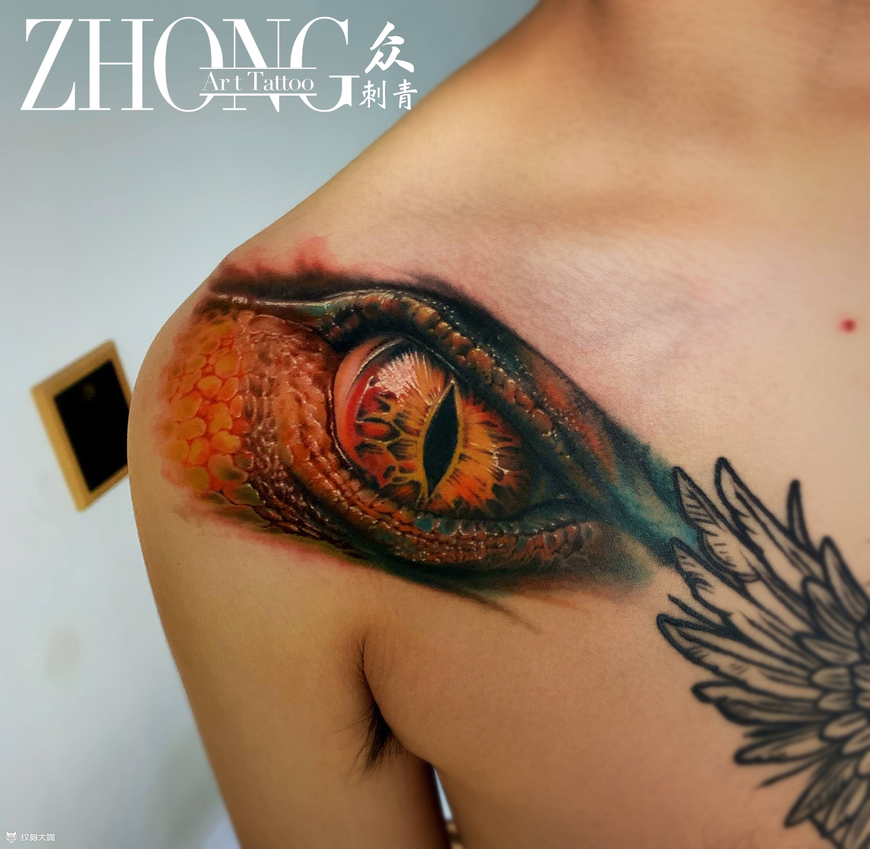 龙之眼_纹身图案手稿图片_大叔的纹身作品集