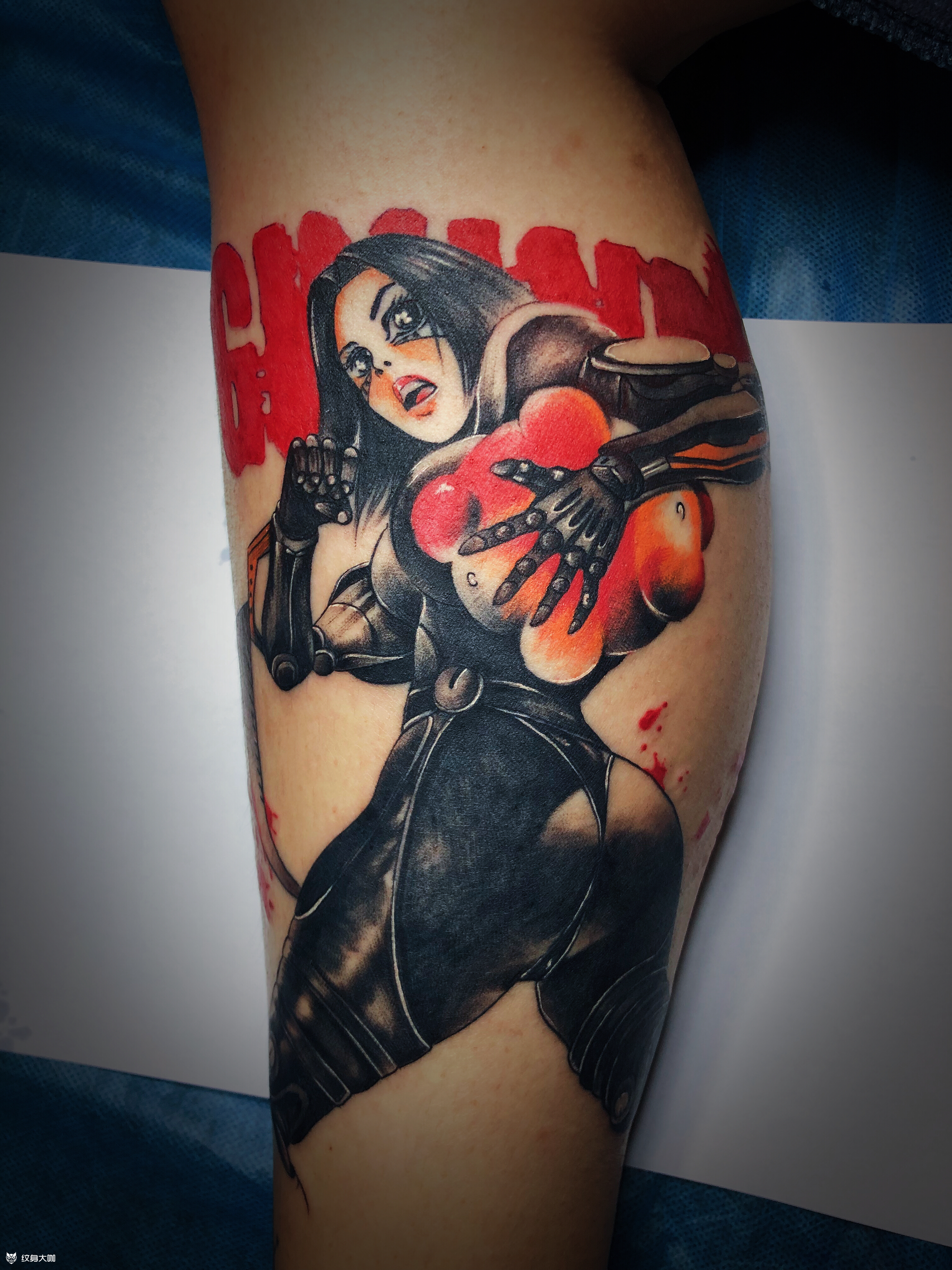 战斗天使.阿丽塔_纹身图案手稿图片_海南《龙门刺客》的纹身作品集