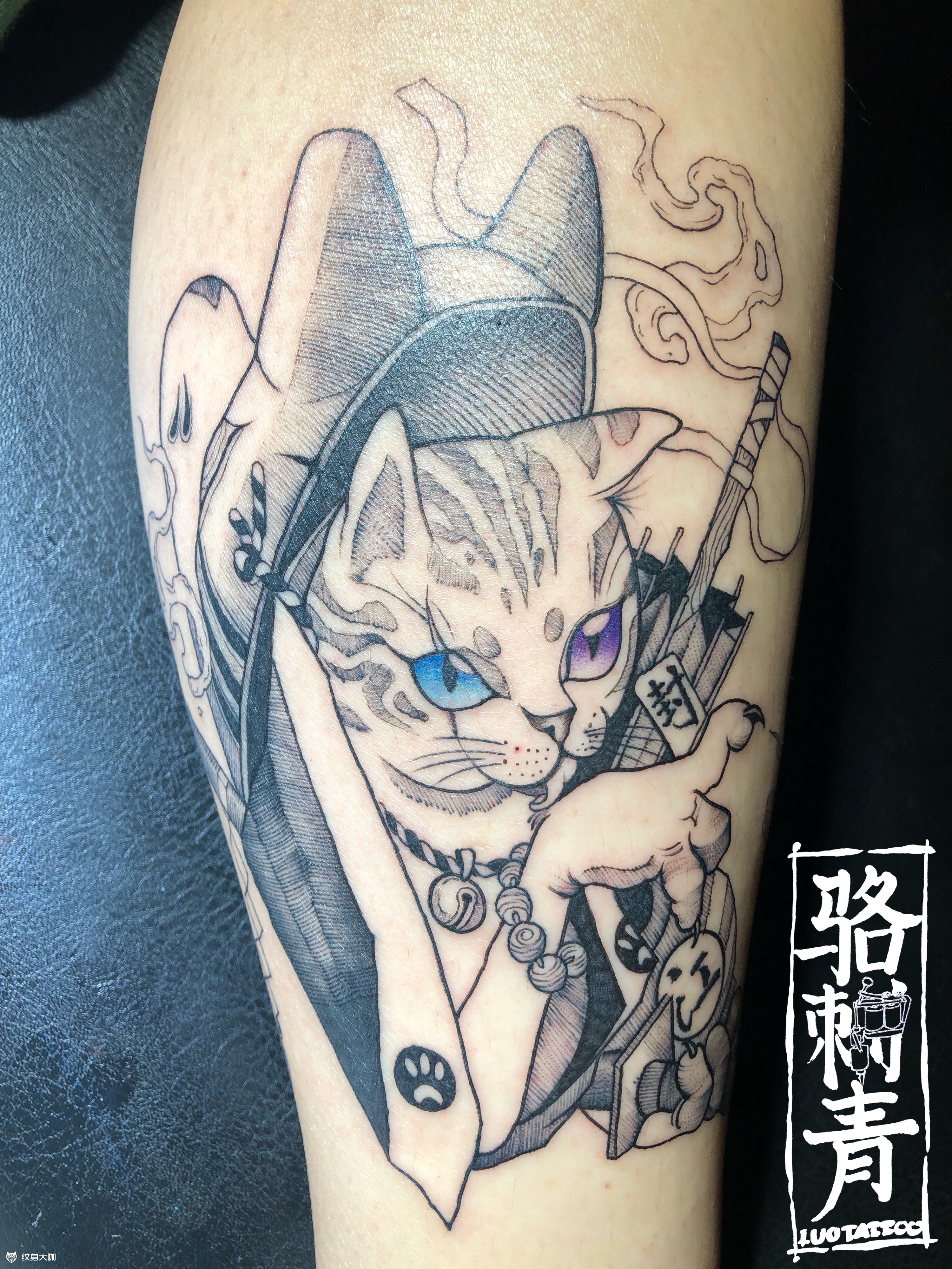 百鬼夜行_纹身图案手稿图片_luotattoo的纹身作品集