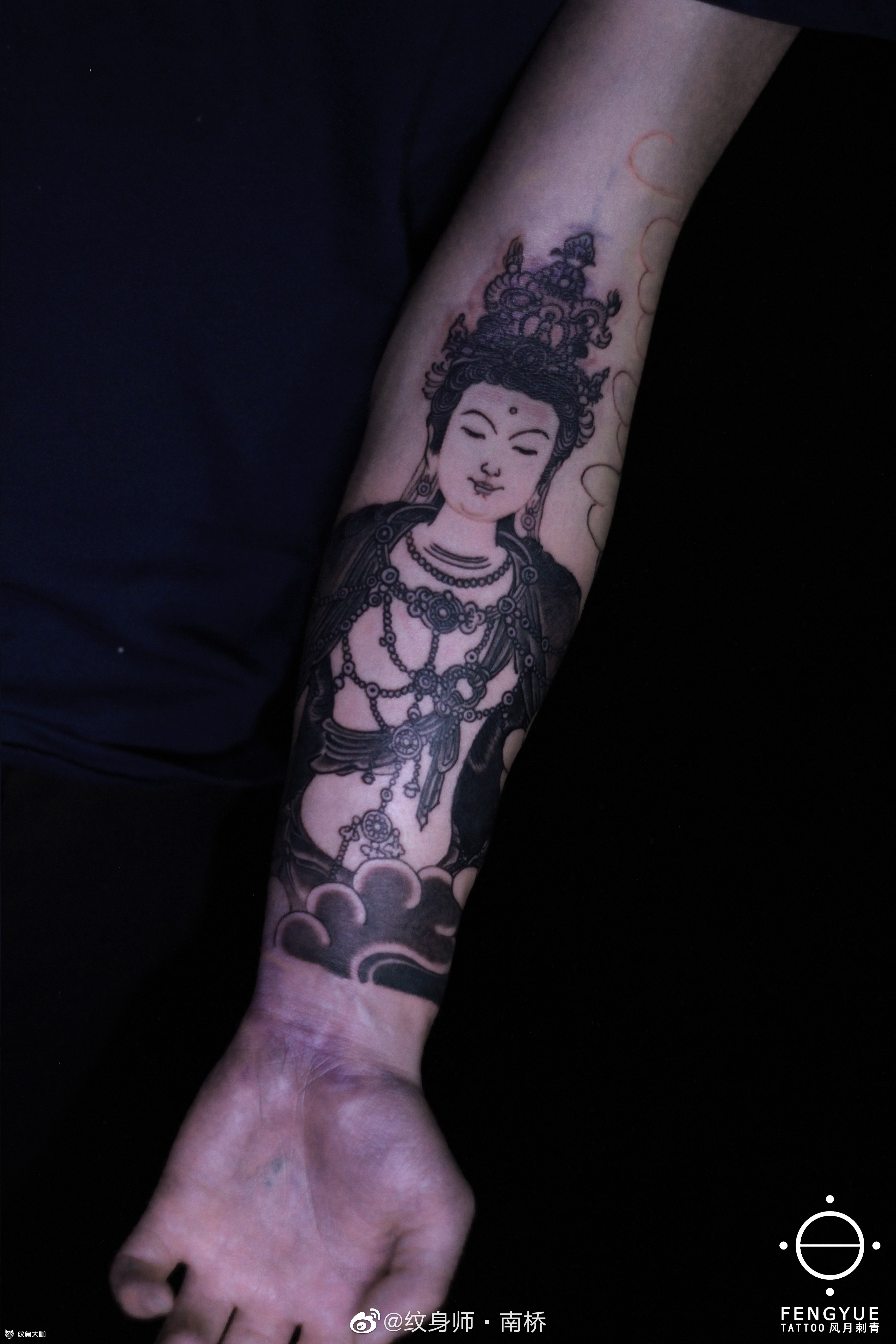 众宝菩萨_纹身图案手稿图片_南桥的纹身作品集
