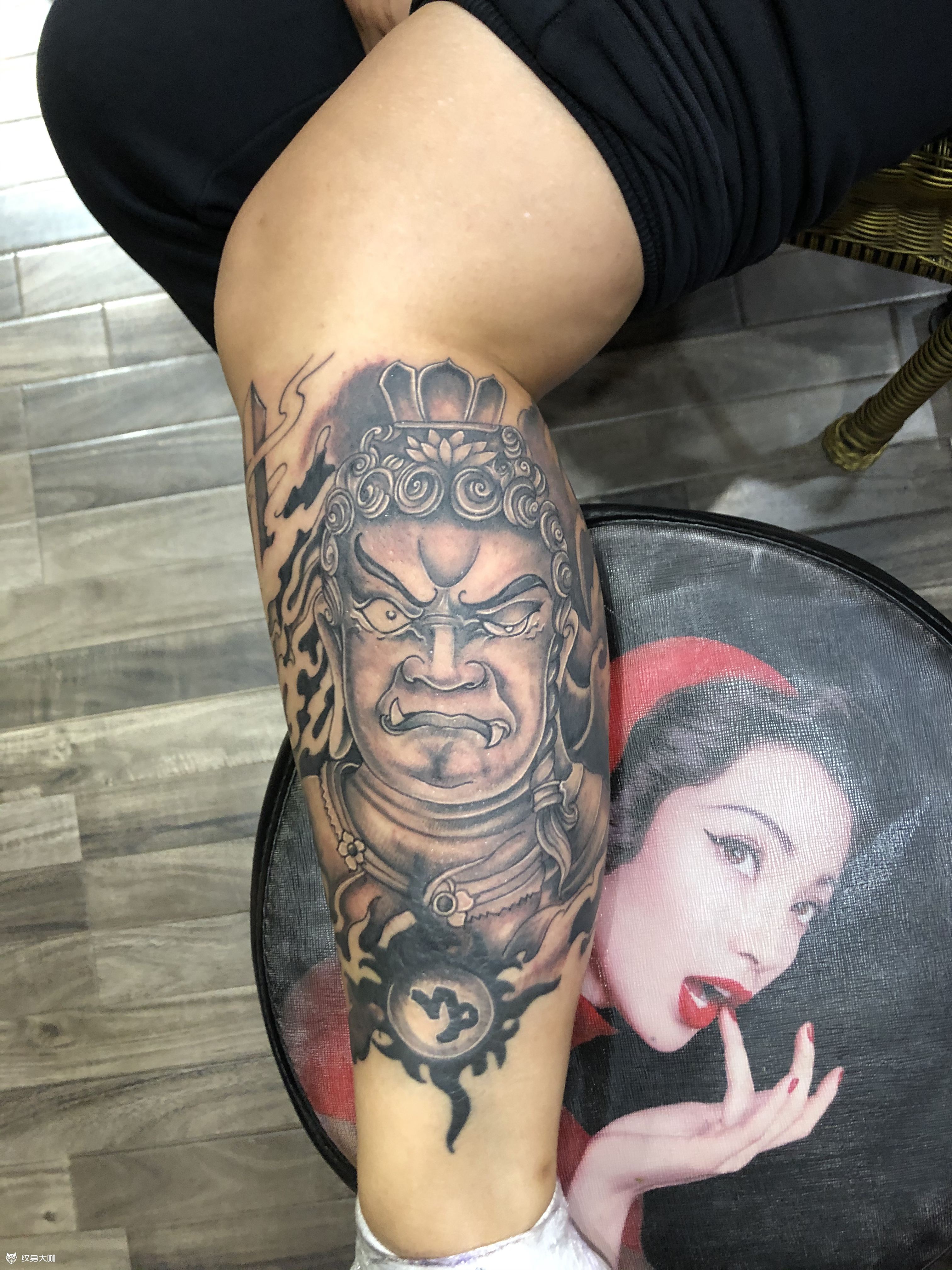 明王_纹身图案手稿图片_龙门飞甲的纹身作品集