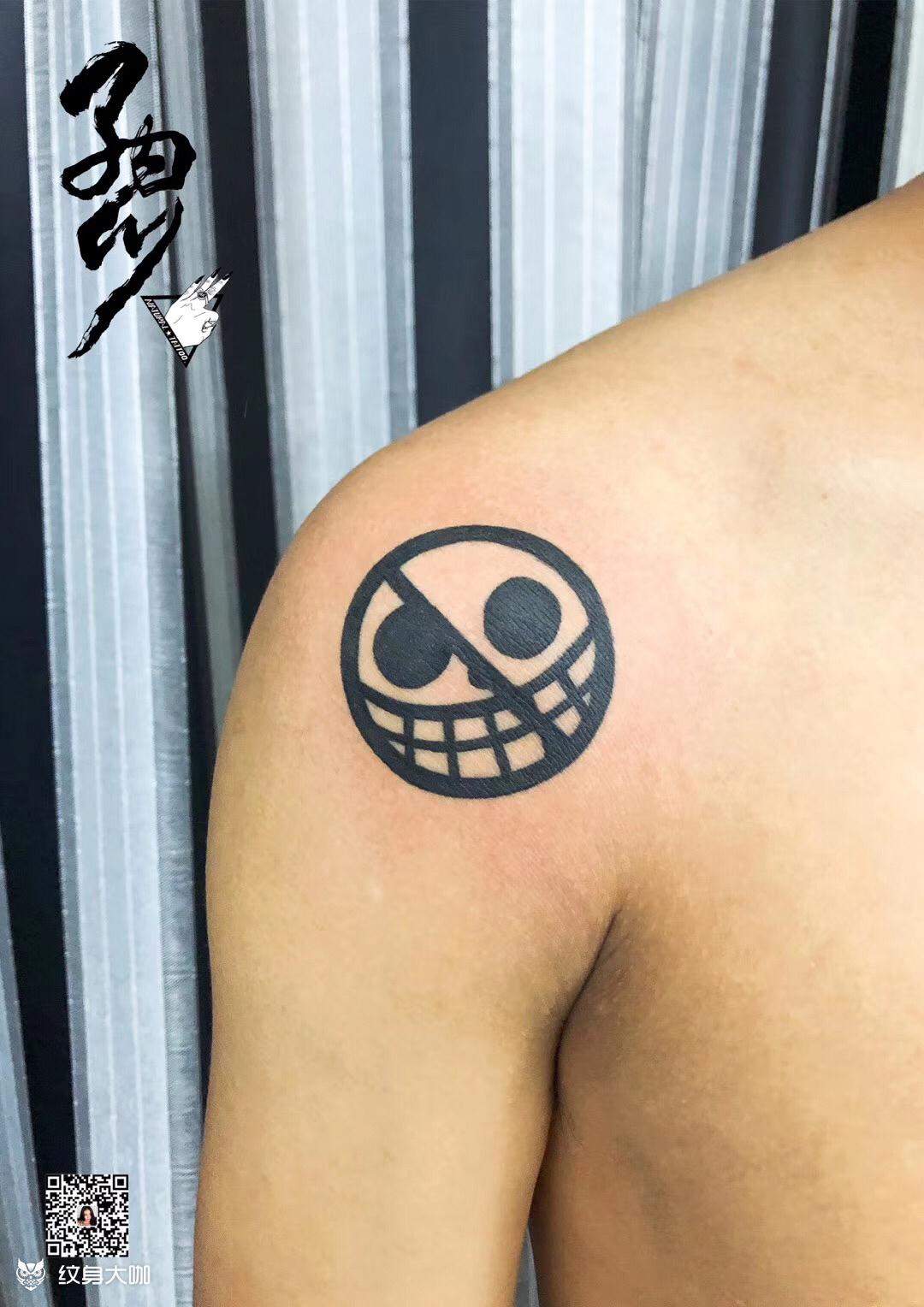 海贼王系列logo_纹身图案手稿图片_ak的纹身作品集