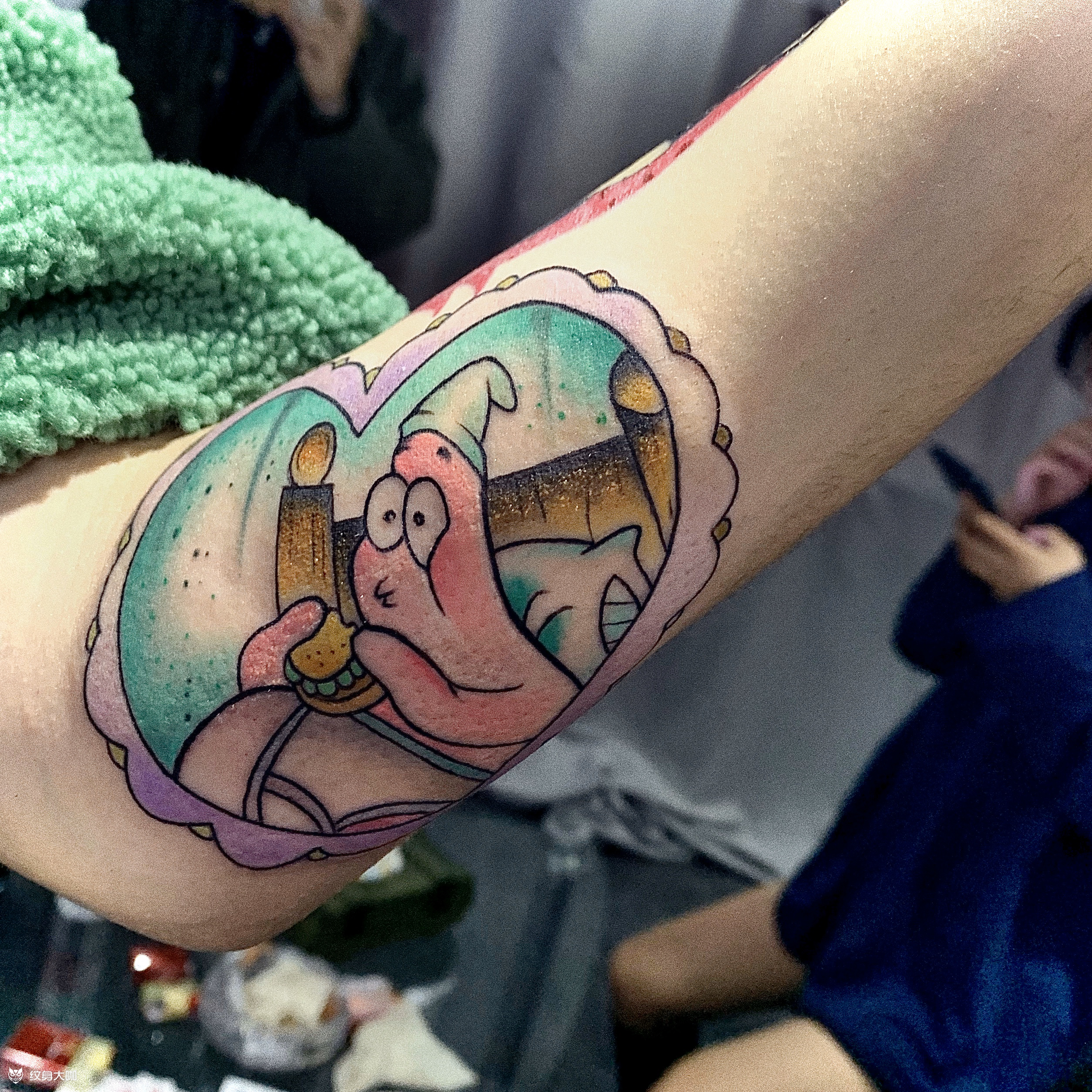 派大星_纹身图案手稿图片_唐师傅的纹身作品集