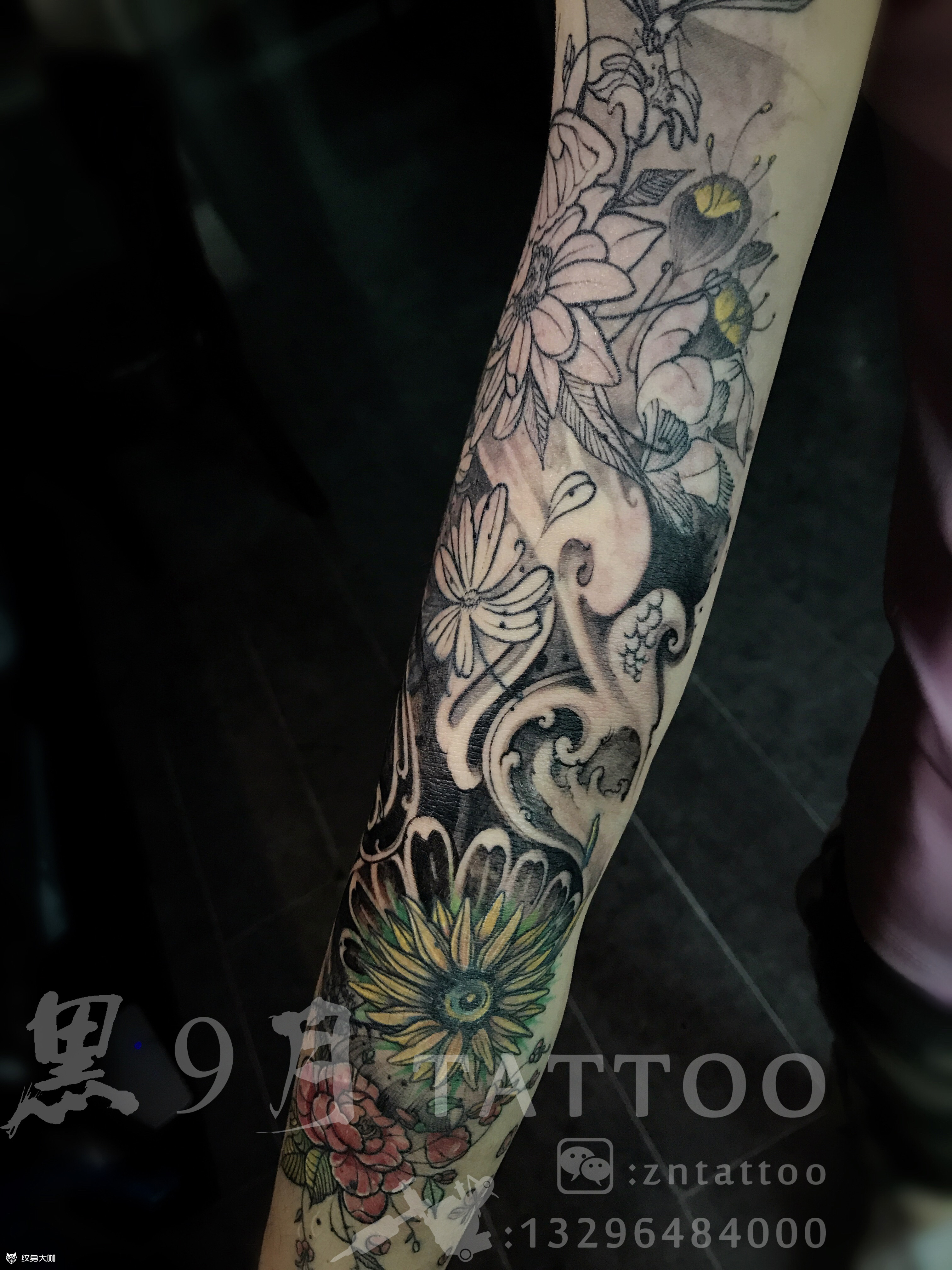胎记遮盖_纹身图案手稿图片_王楠楠的纹身作品集