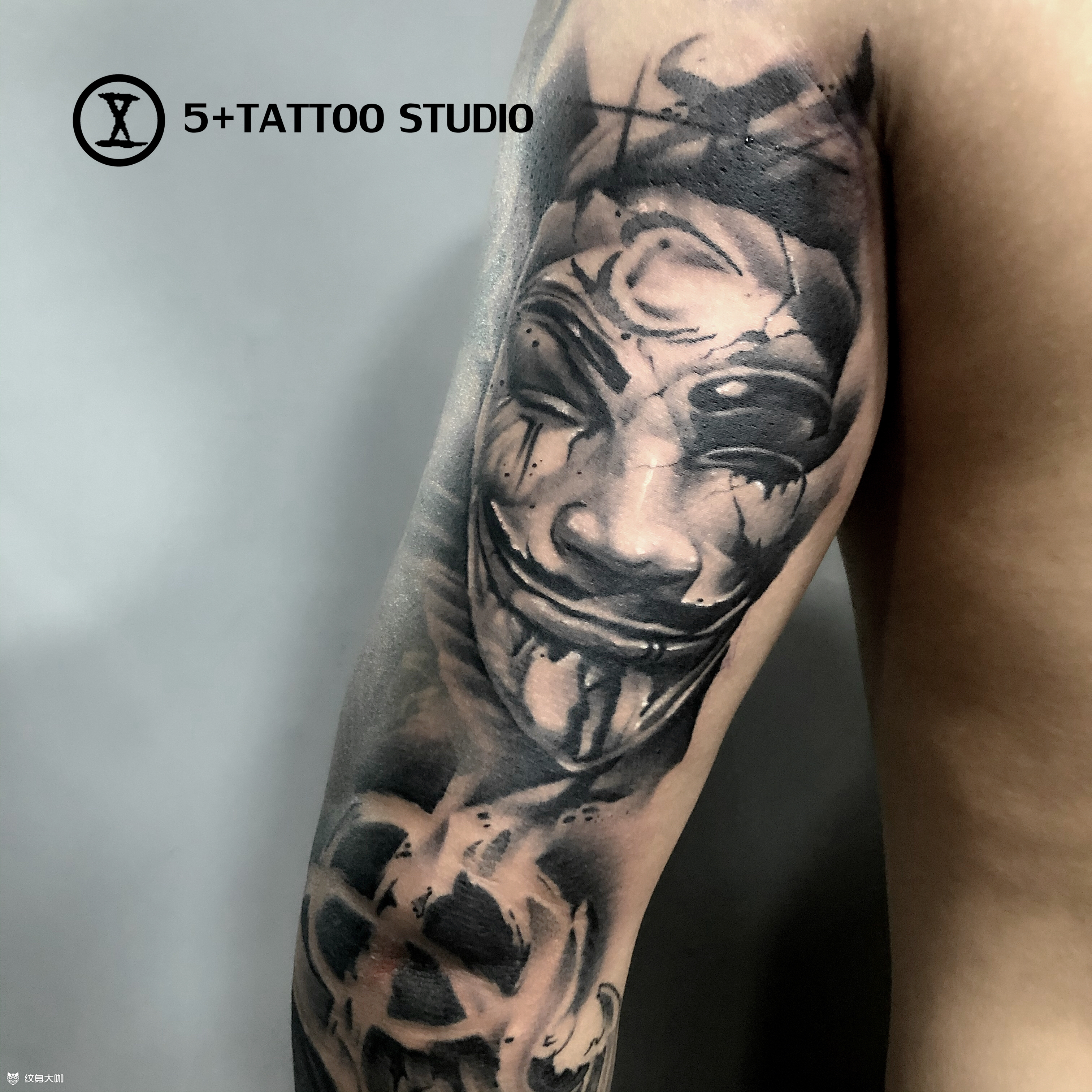 v字仇杀队_纹身图案手稿图片_马老丝儿的纹身作品集