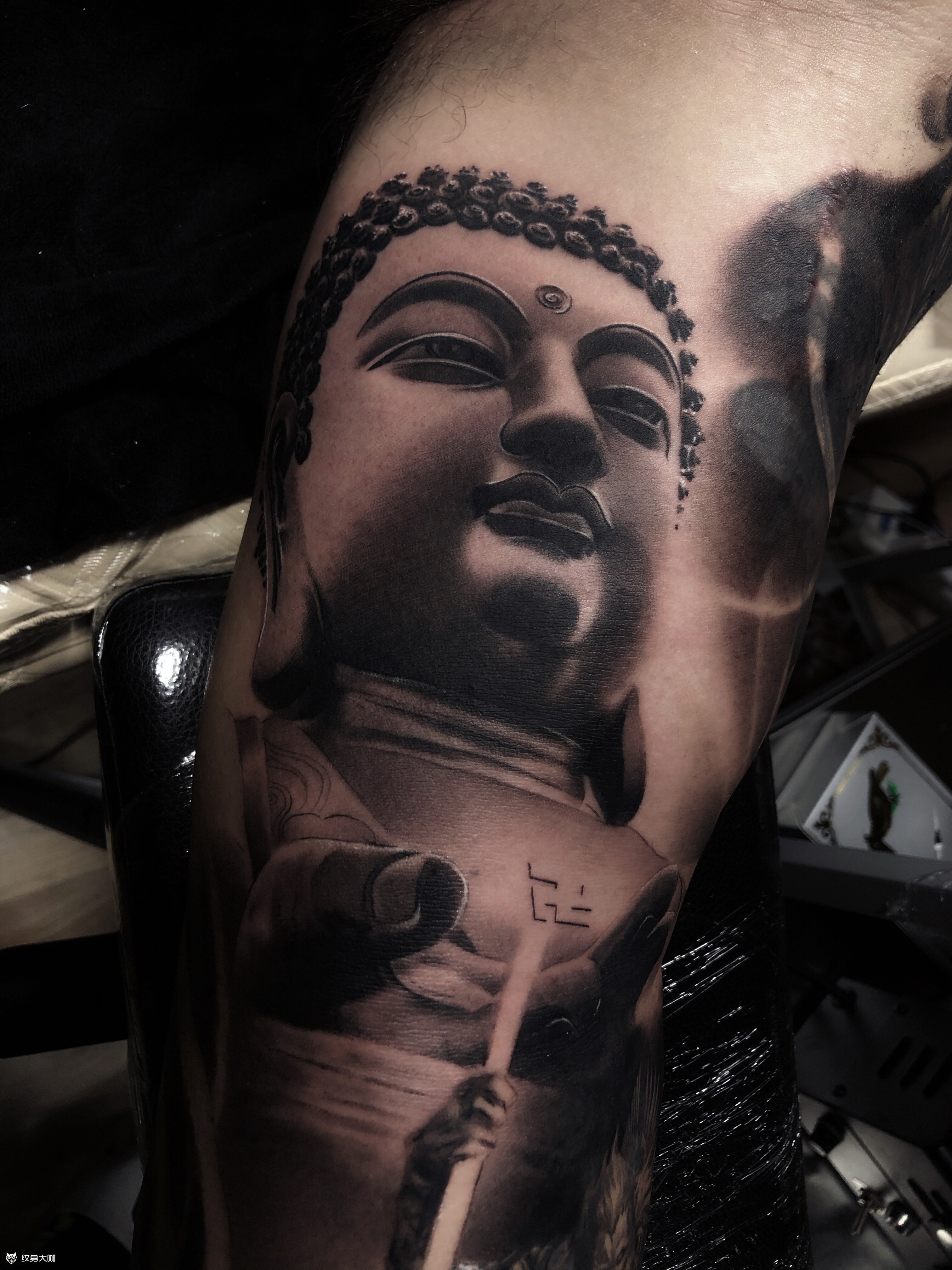 佛祖_纹身图案手稿图片_天道的纹身作品集