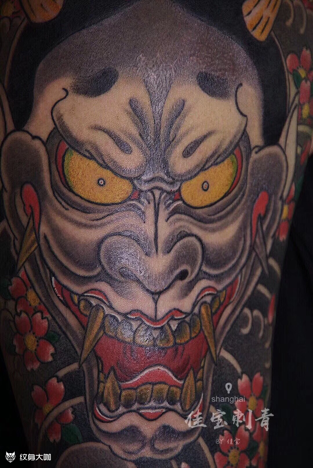 般若_纹身图案手稿图片_徐骏佳的纹身作品集