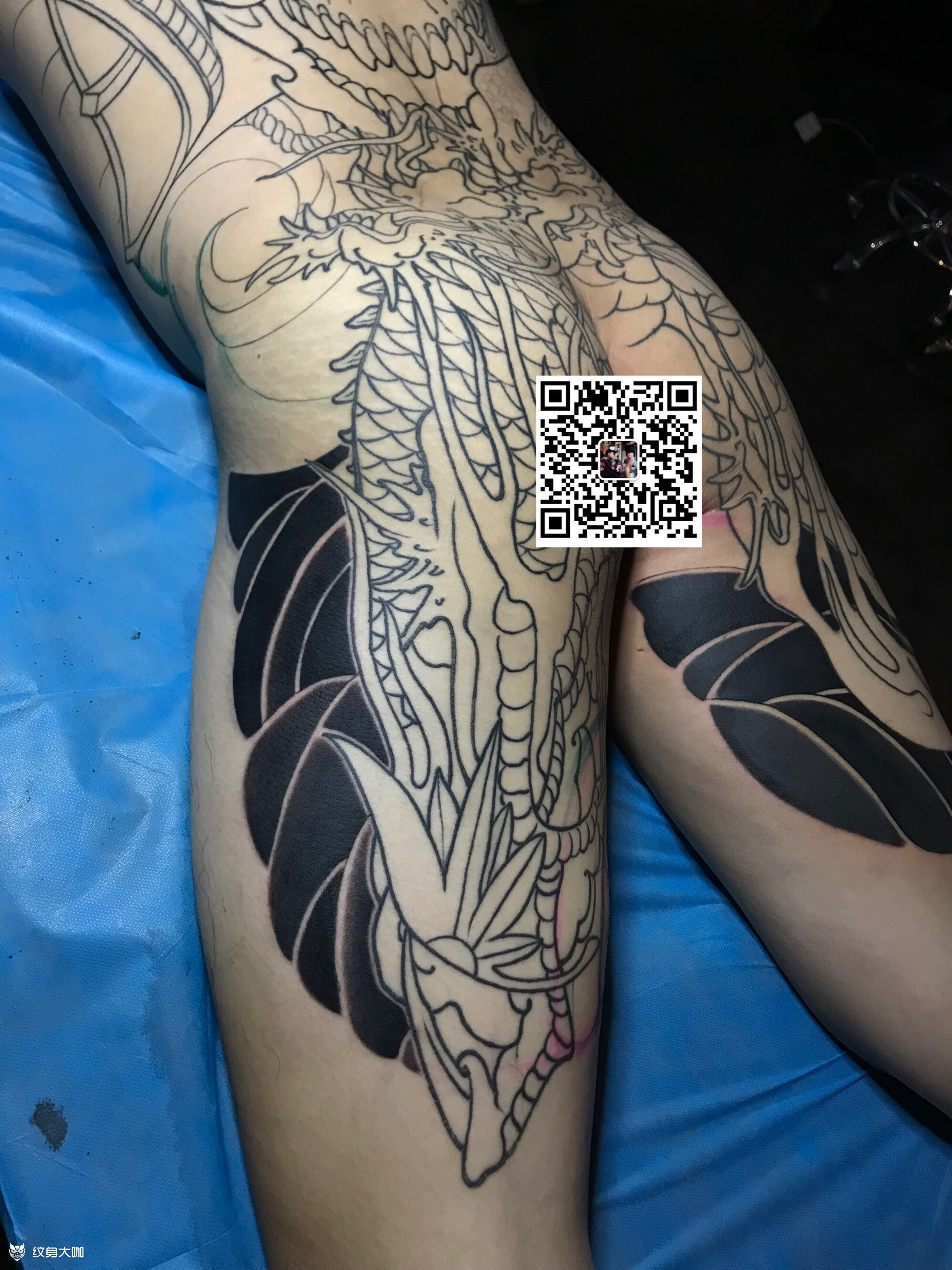 满背_纹身图案手稿图片_肖的纹身作品集
