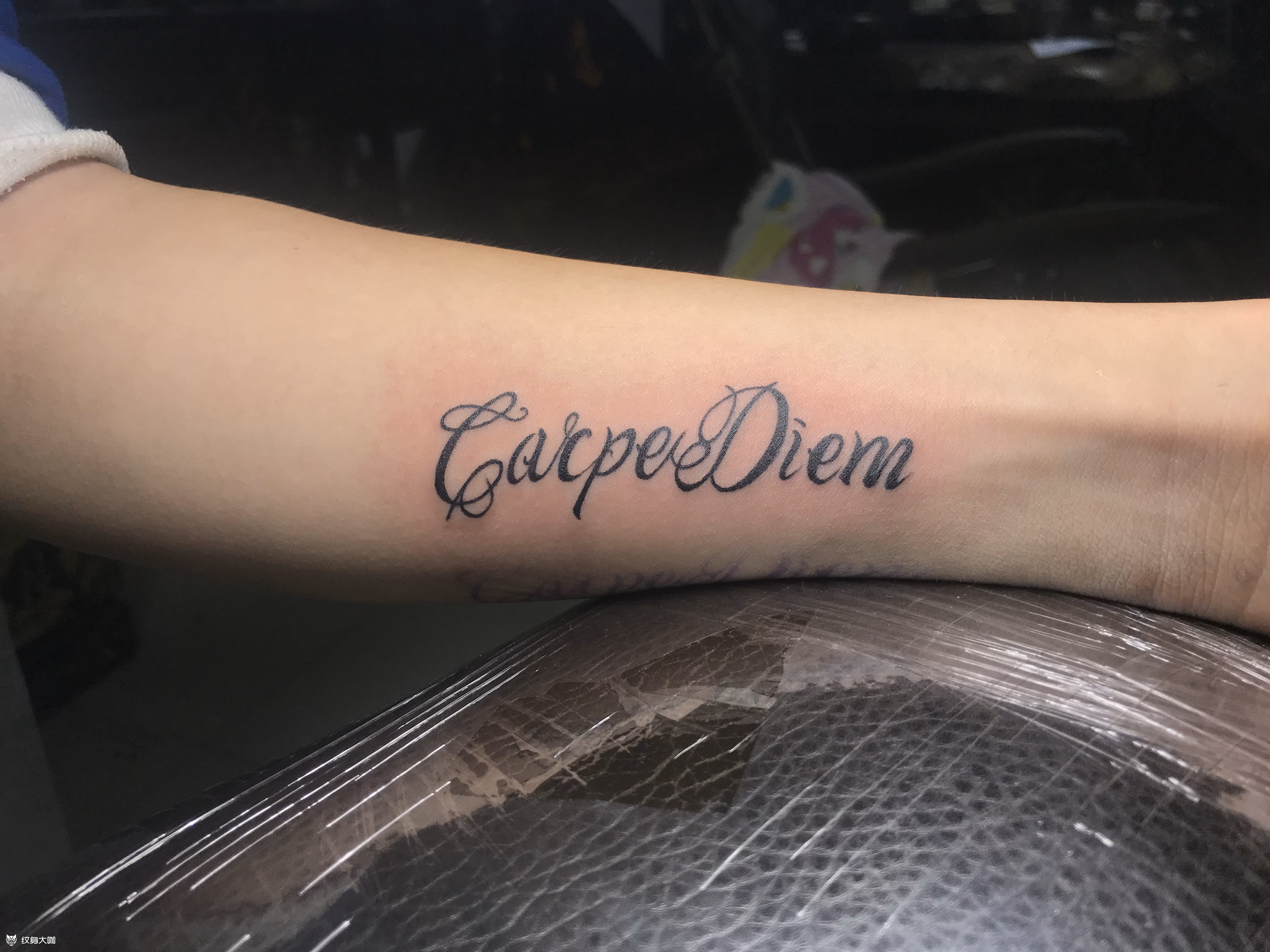 及时行乐_纹身图案手稿图片_揭.tattoo的纹身作品集
