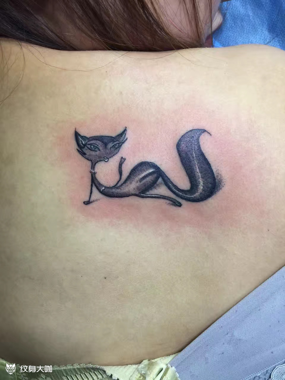 小狐狸_纹身图案手稿图片_舞墨—韵的纹身作品集