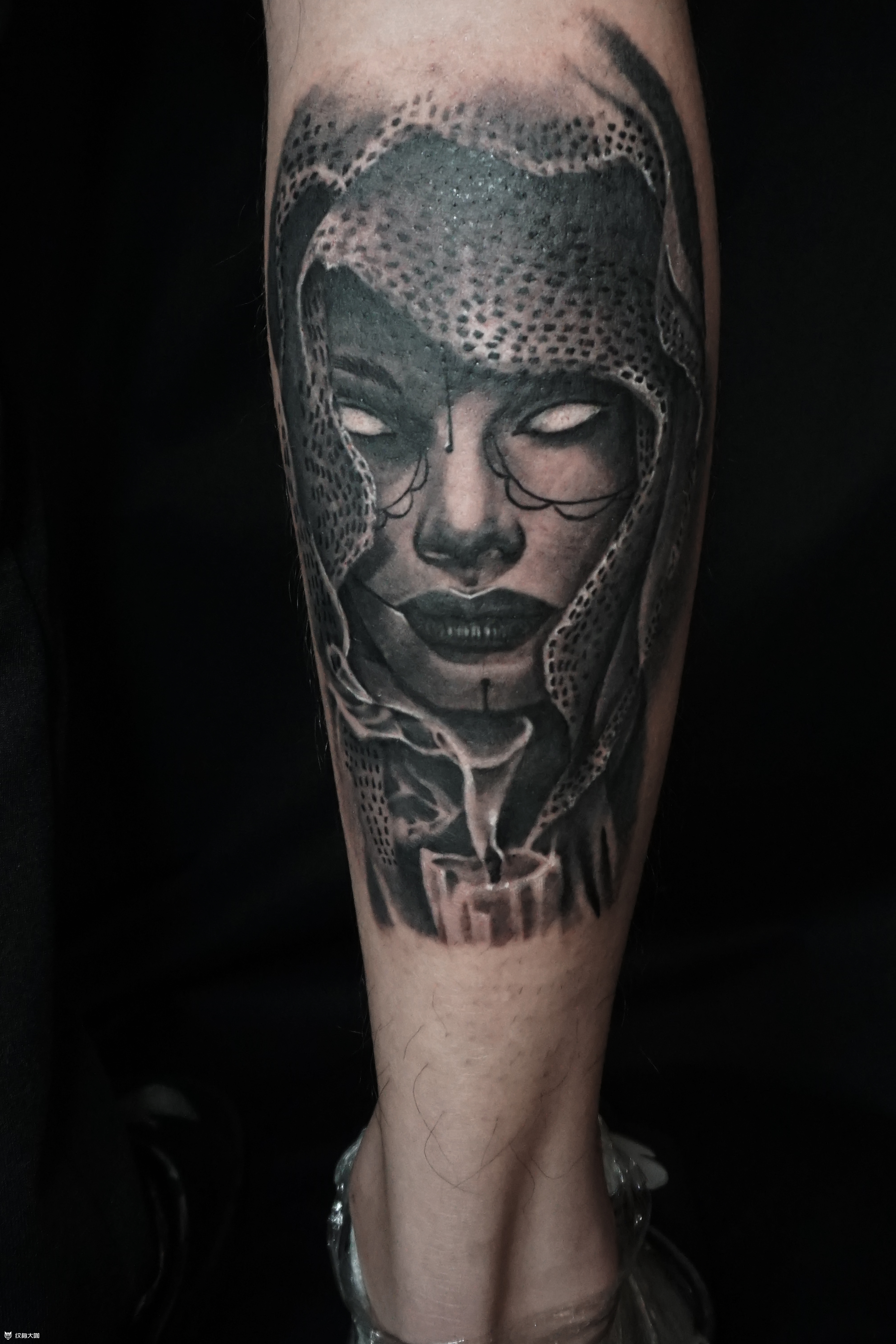 欧美黑灰写实_纹身图案手稿图片_suki的纹身作品集