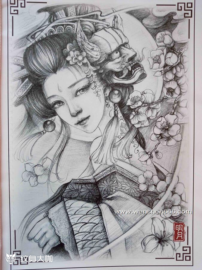 想纹:纹在上半臂部位:手臂 _纹身吧社区 - 纹身大咖