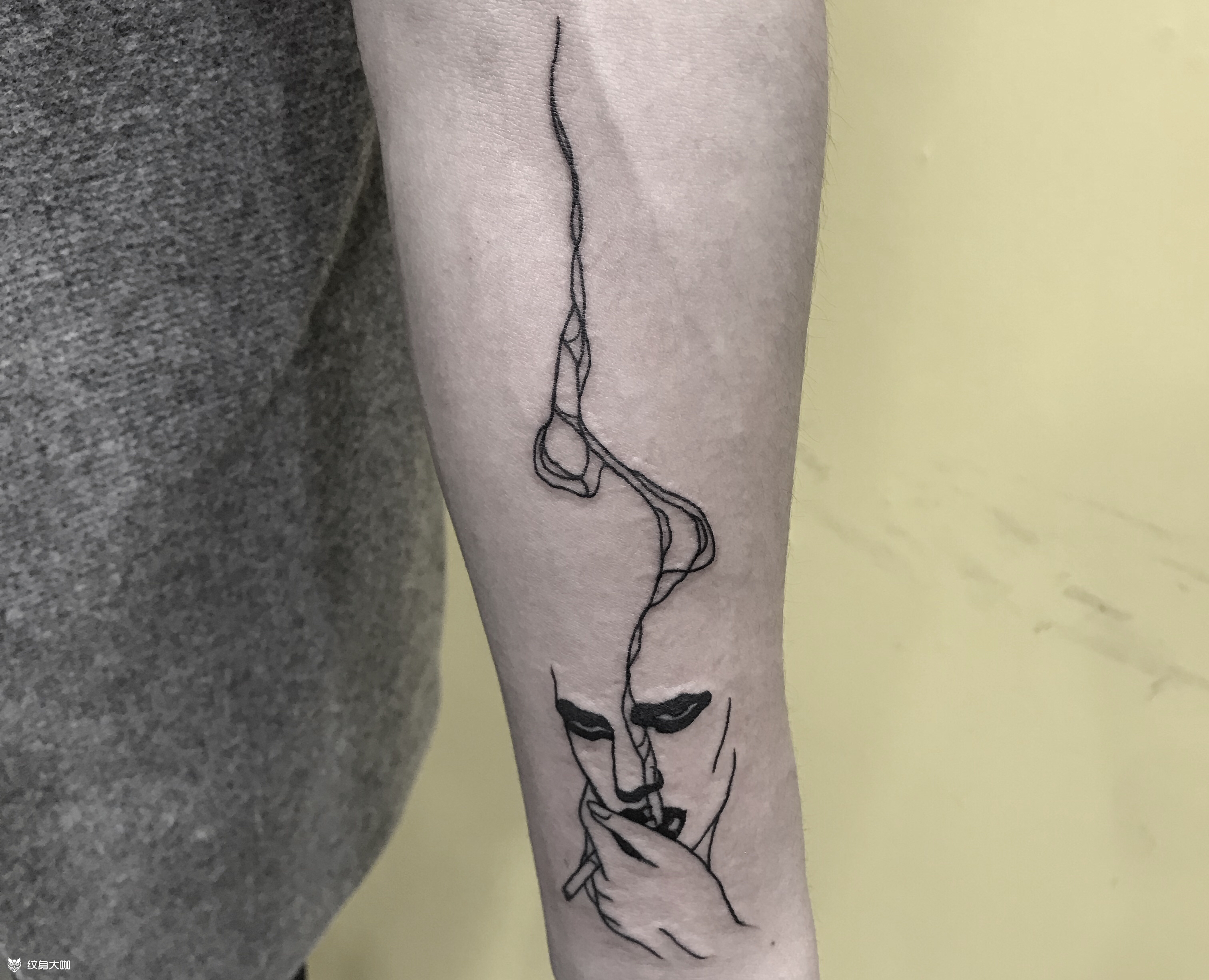 线条_纹身图案手稿图片_雷鸣的纹身作品集