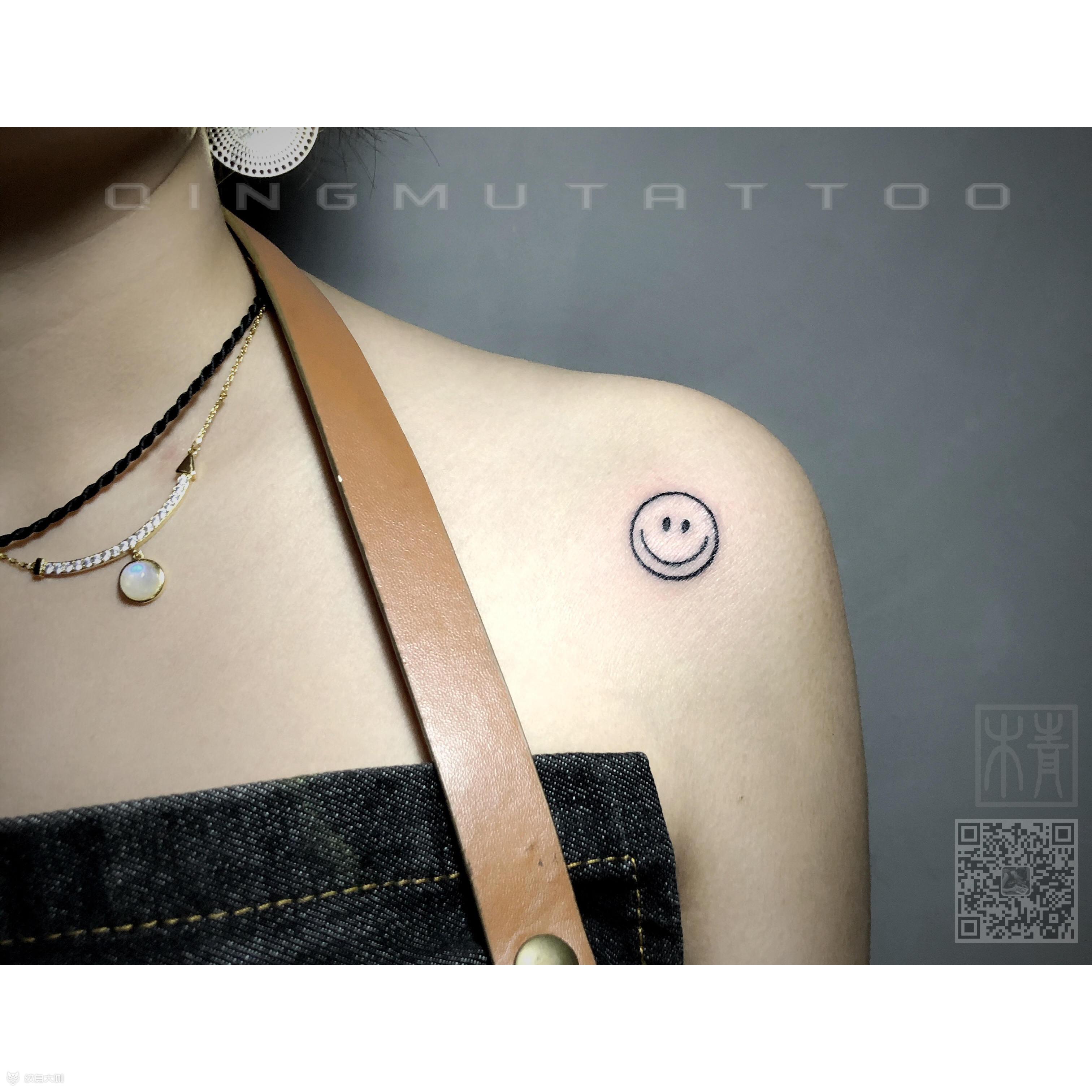笑脸_纹身图案手稿图片_青木.小瑜的纹身作品集