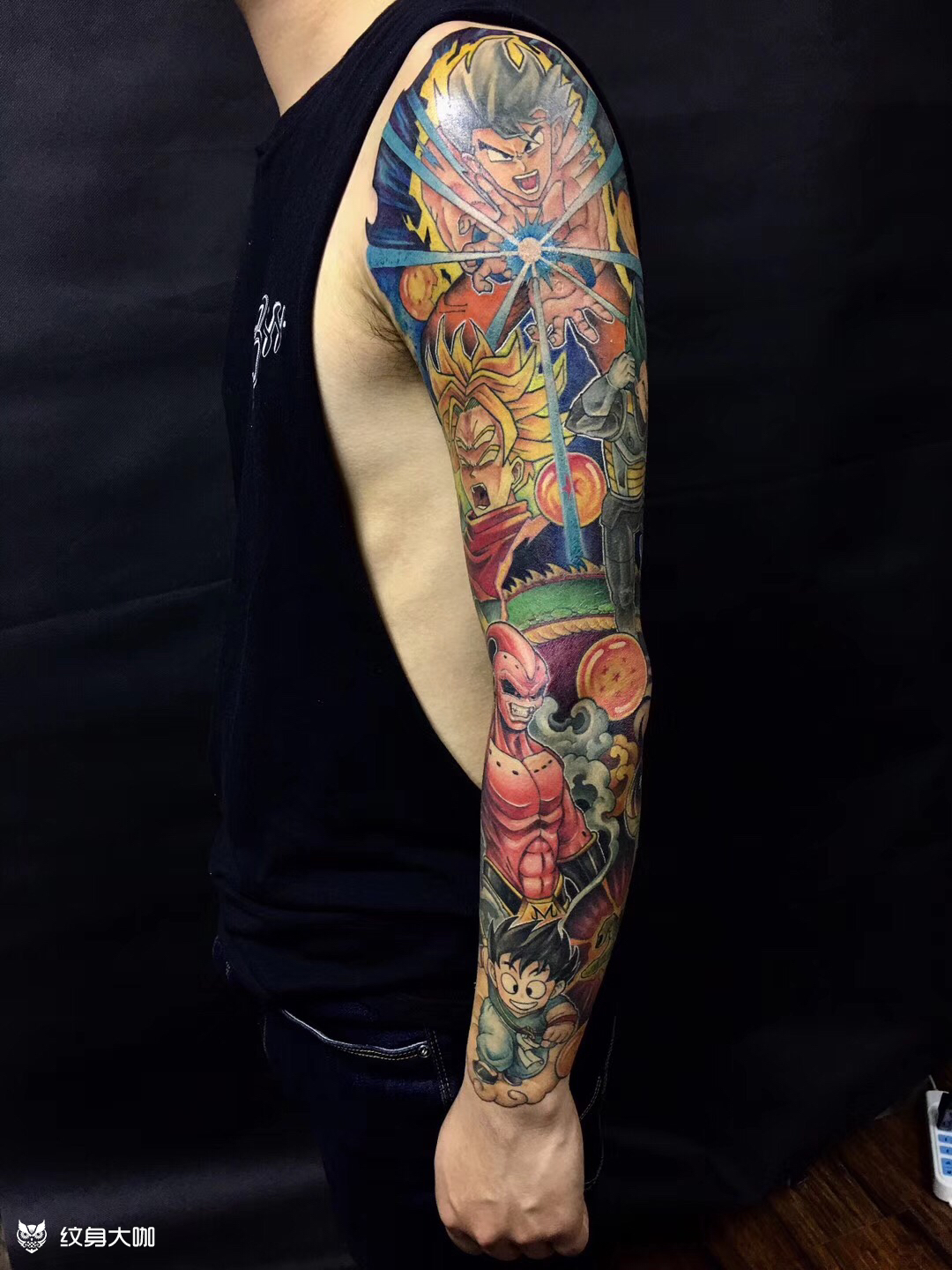 七龙珠_纹身图案手稿图片_辛师傅的纹身作品集