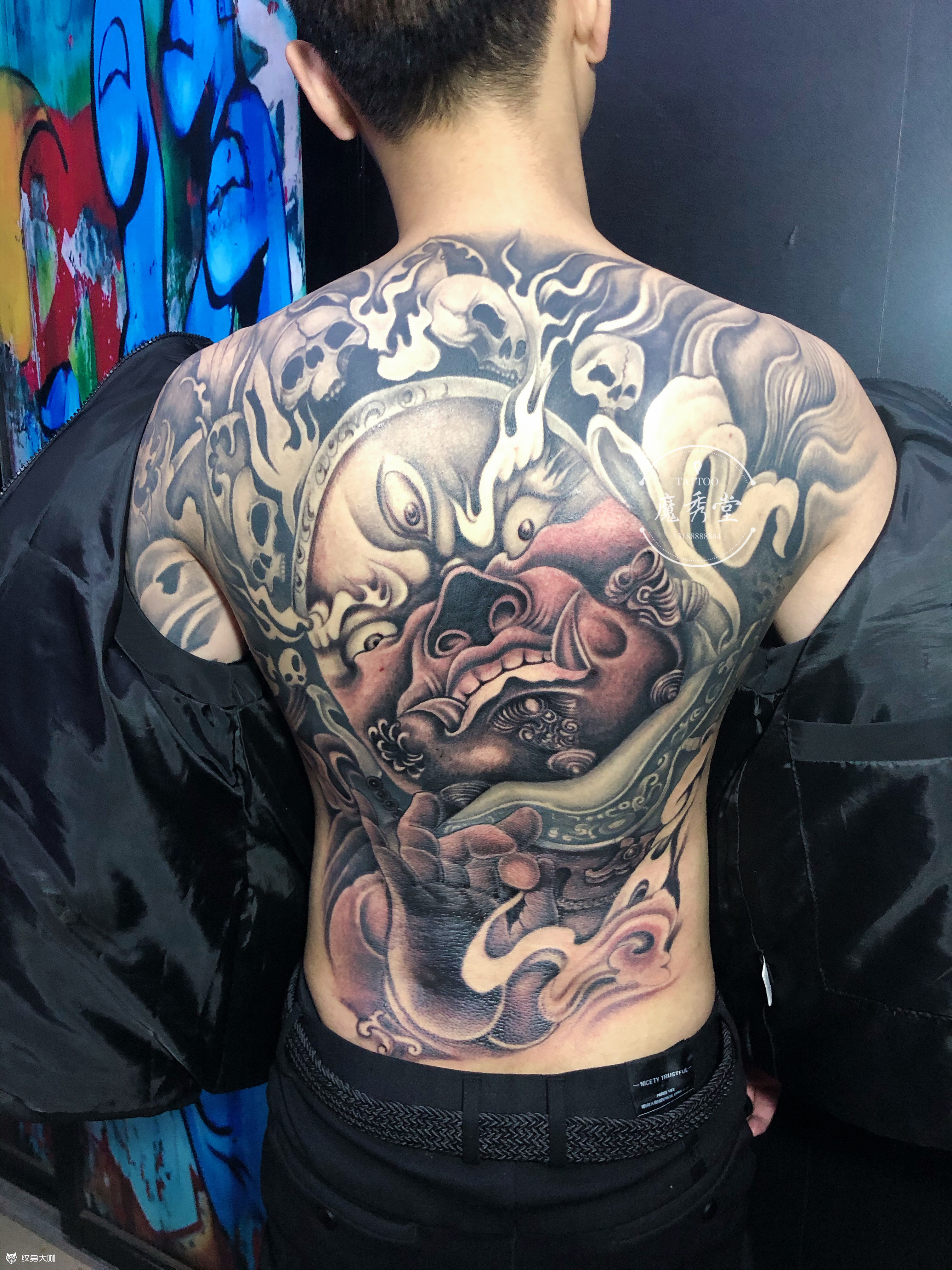 大黑天_纹身图案手稿图片_魔秀堂纹身的纹身作品集