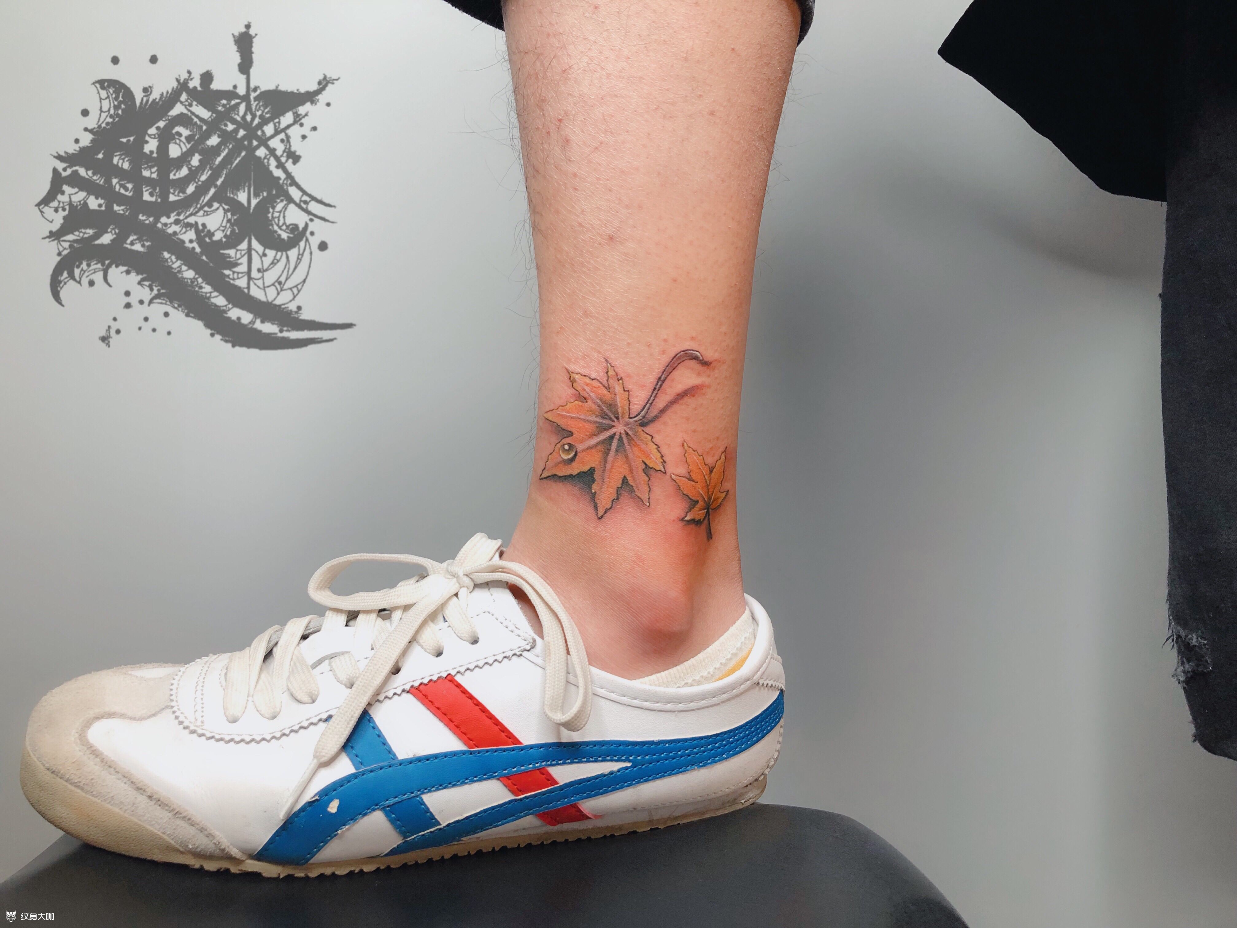 枫叶_纹身图案手稿图片_小铭童鞋的纹身作品集