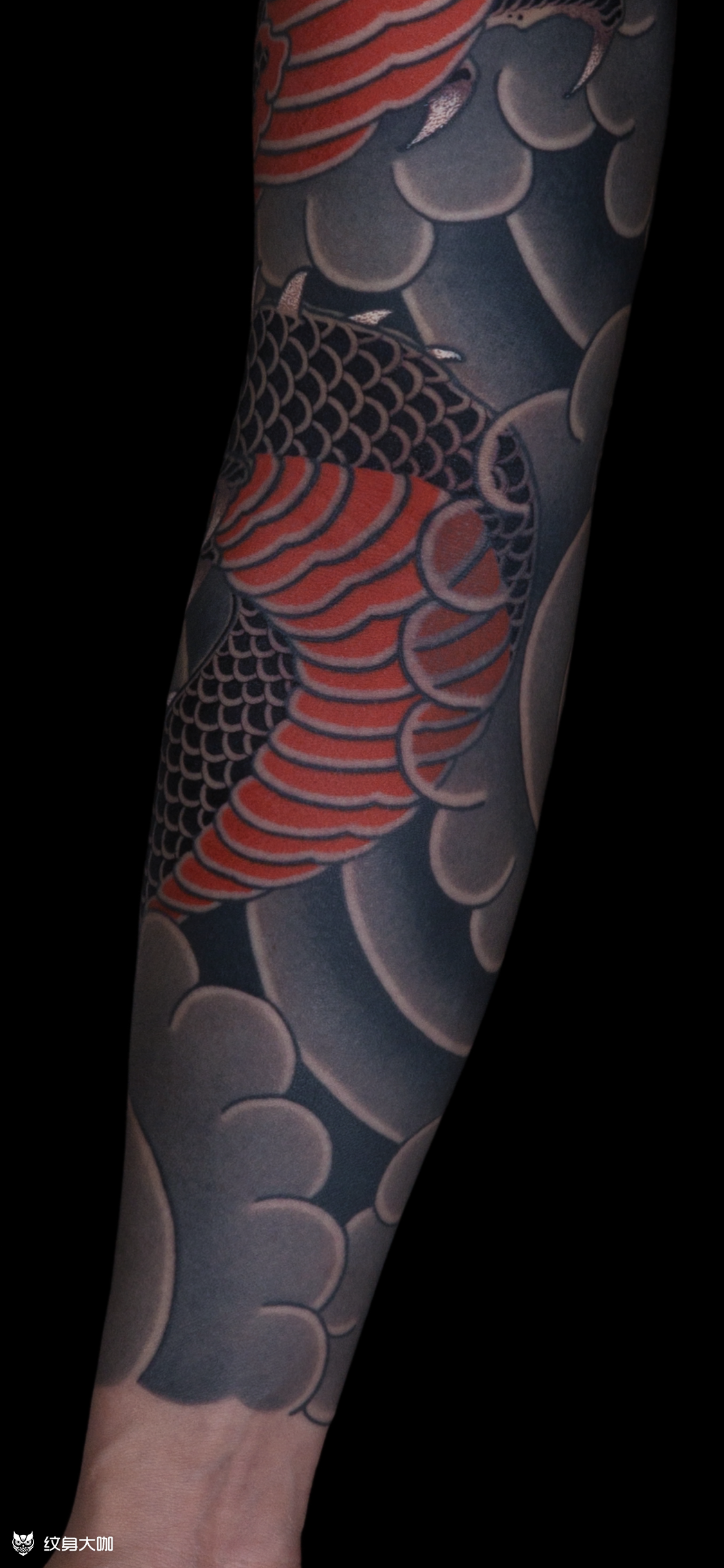 老传统神龙花臂61唐龙毛毛 _纹身吧社区 - 纹身大咖