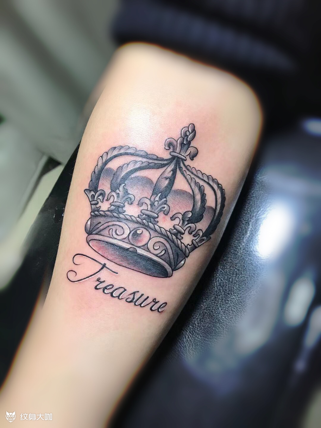 皇冠95_纹身图案手稿图片_郭欣的纹身作品集