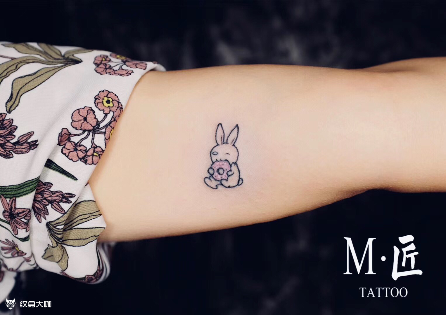 兔子_纹身图案手稿图片_mao的纹身作品集