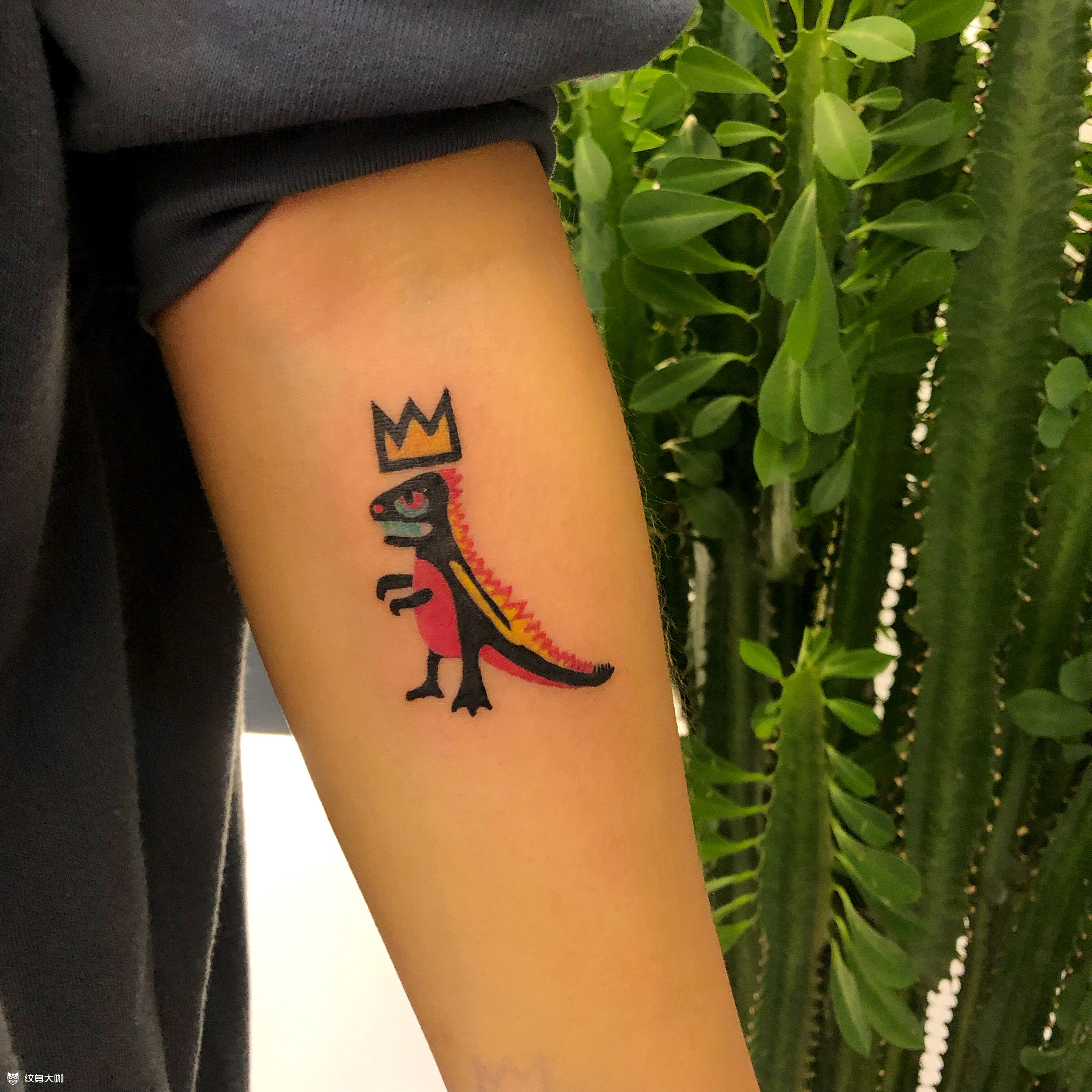 小恐龙_纹身图案手稿图片_玖奈的纹身作品集