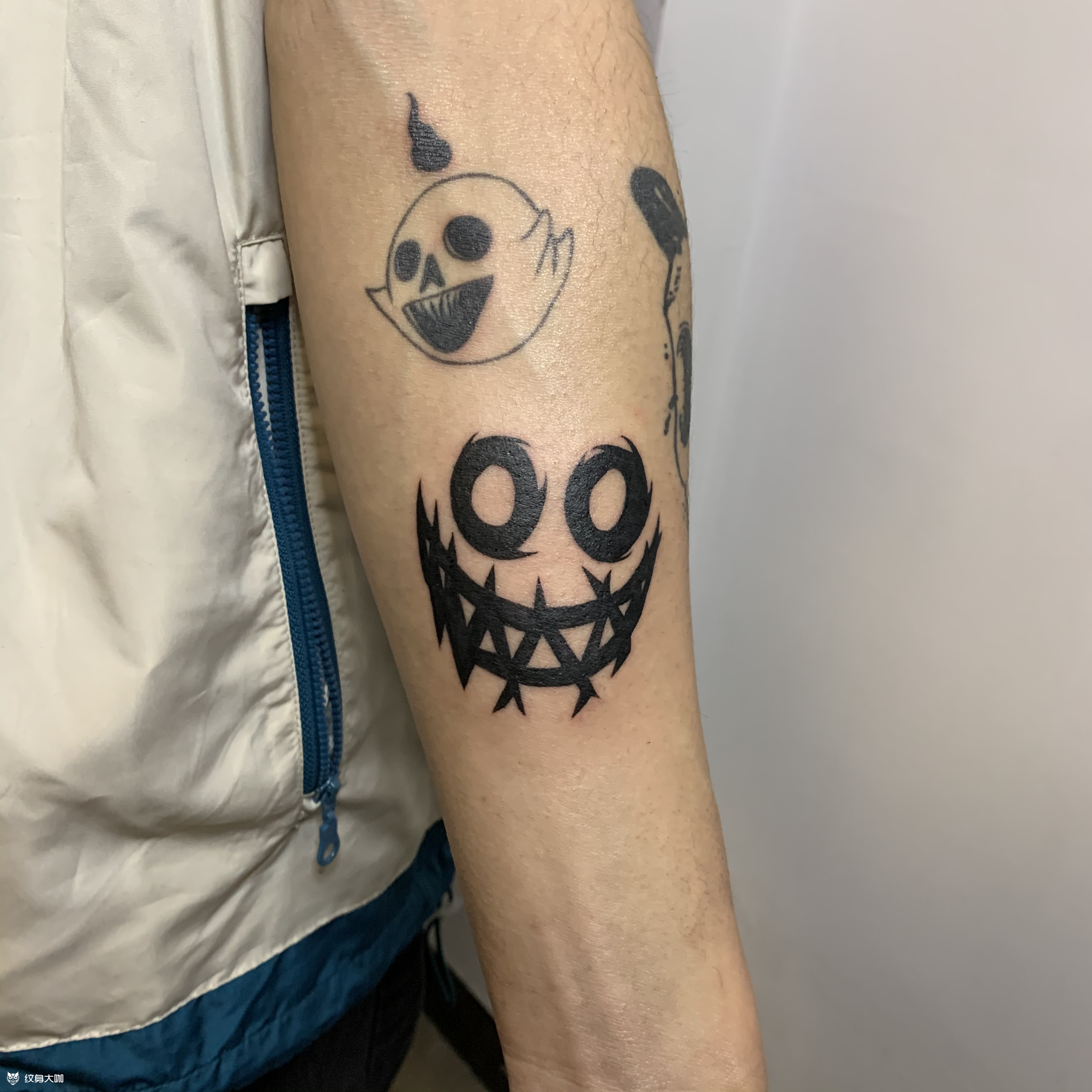 小丑笑脸_纹身图案手稿图片_jk.的纹身作品集