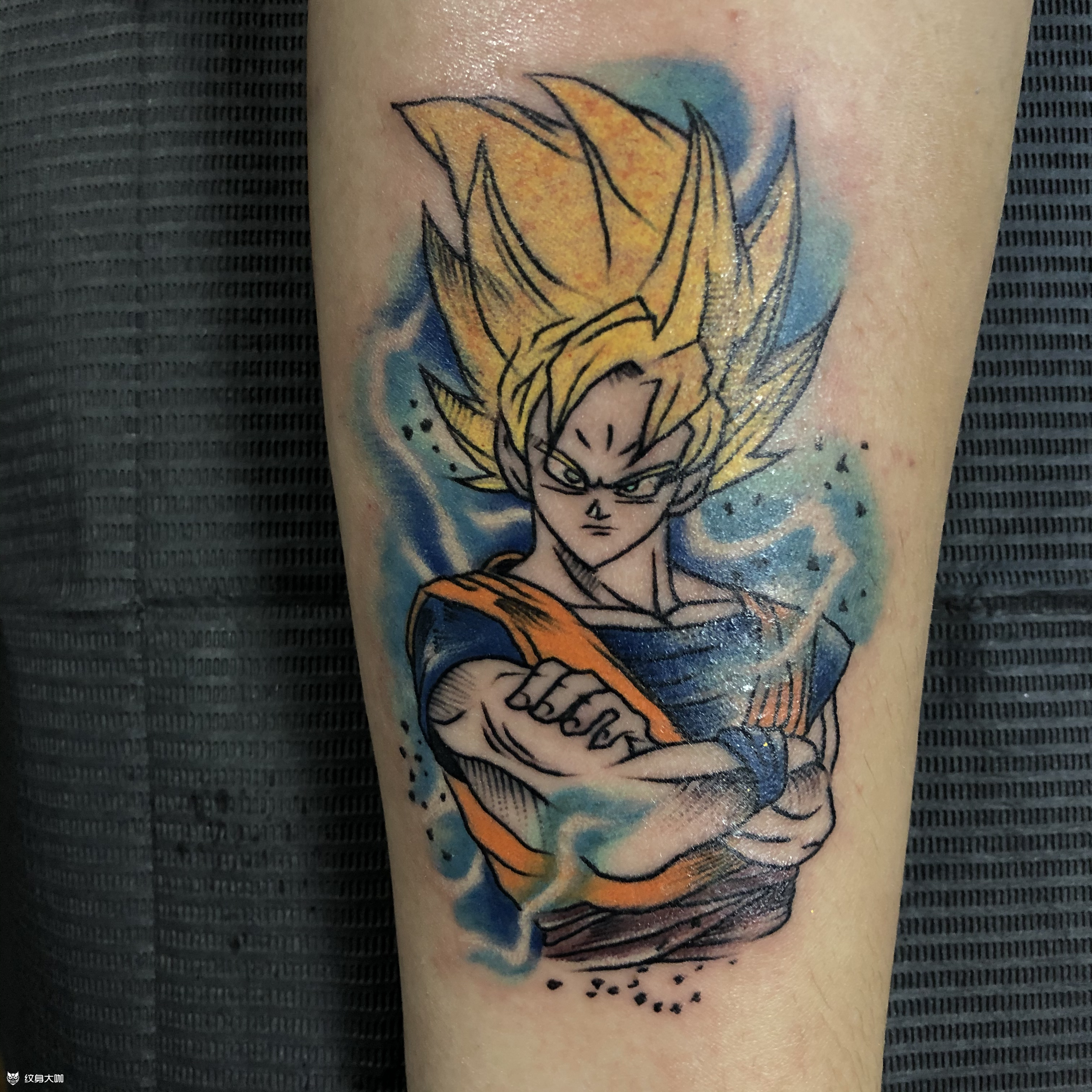 卡卡罗特_纹身图案手稿图片_智的纹身作品集