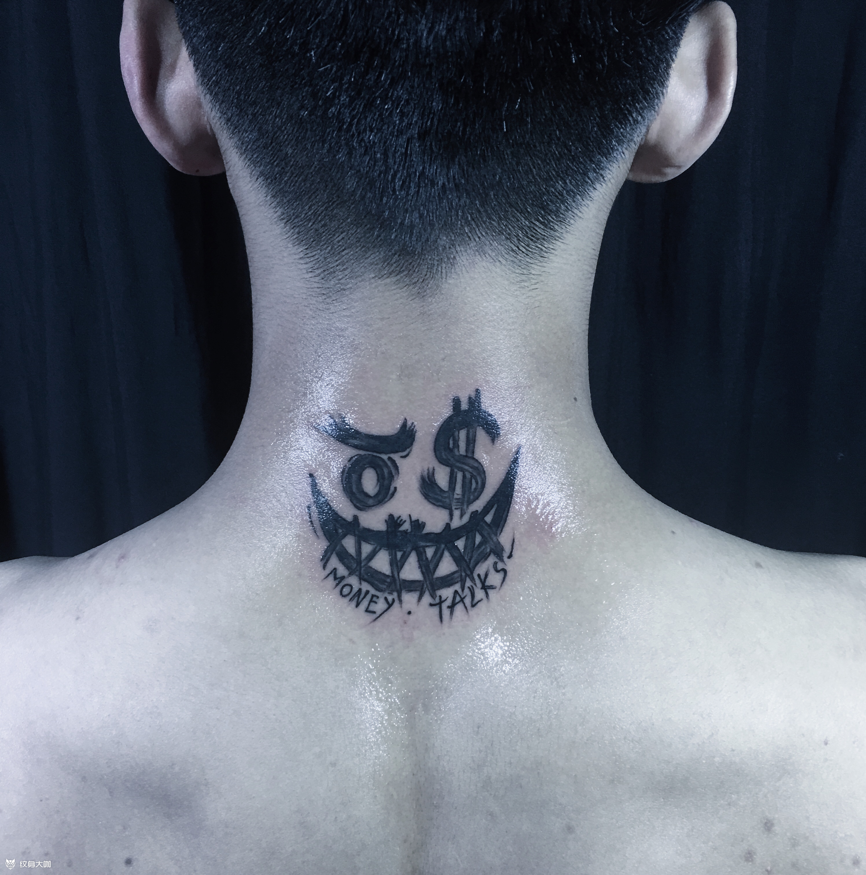 鬼脸 笑脸_纹身图案手稿图片_赵松的纹身作品集