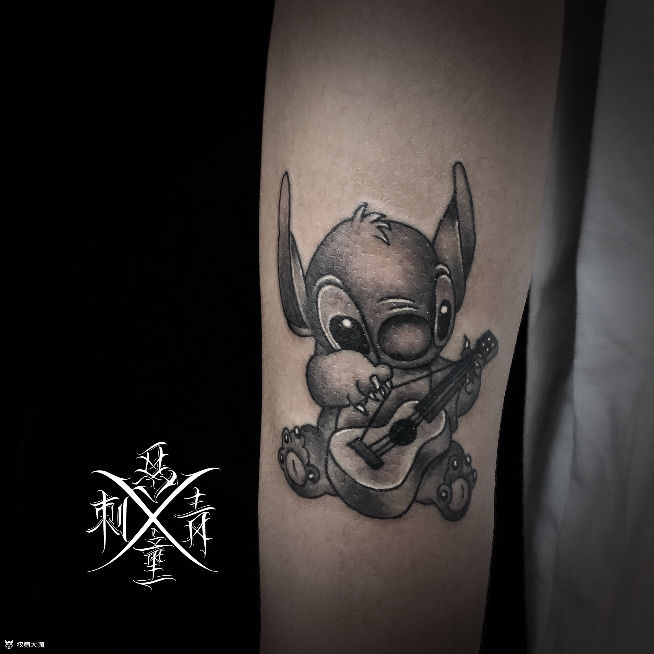 星际宝贝史迪仔_纹身图案手稿图片_恶童揸fit人的纹身作品集