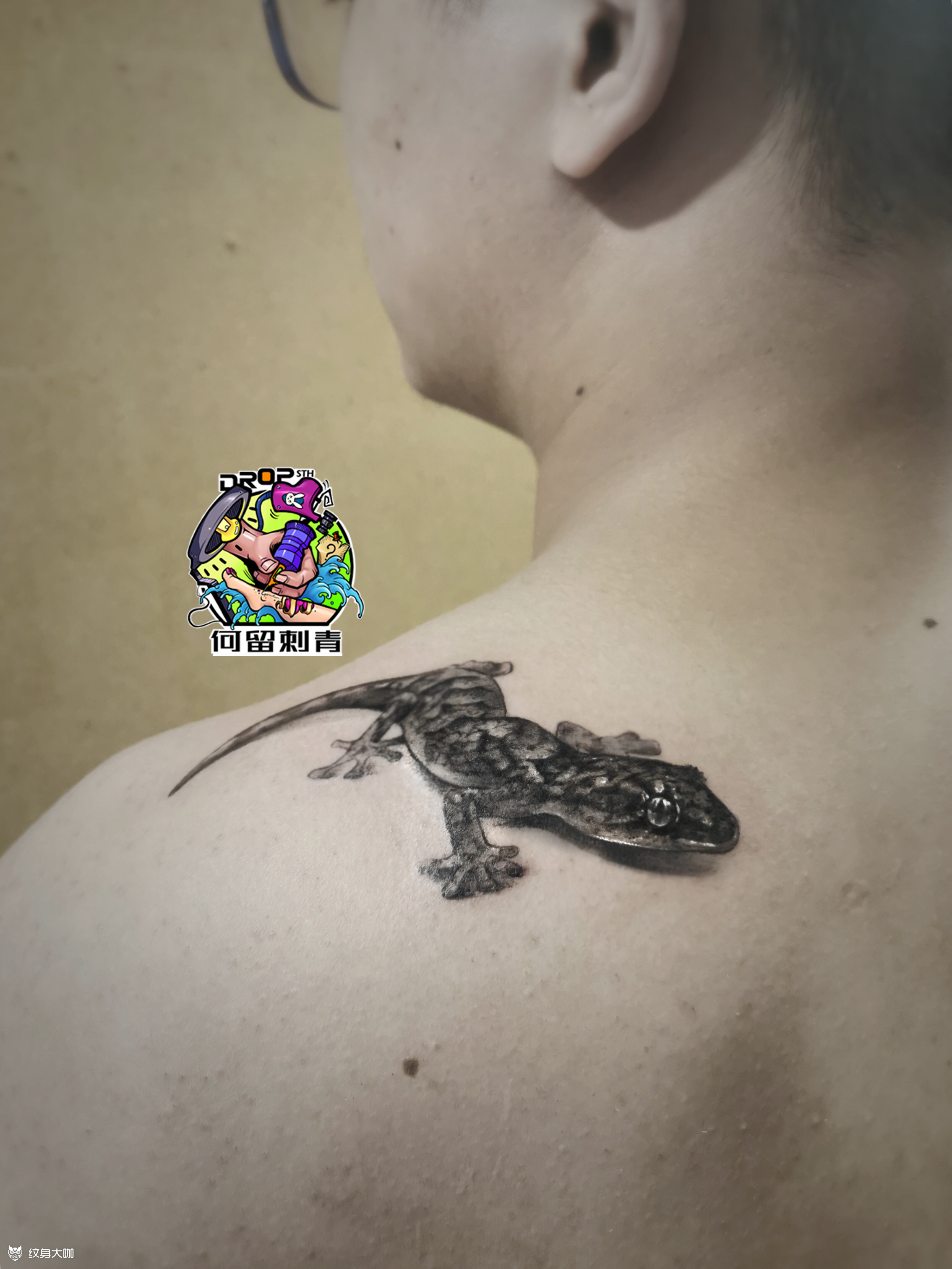 泰国九只壁虎纹身图片图片