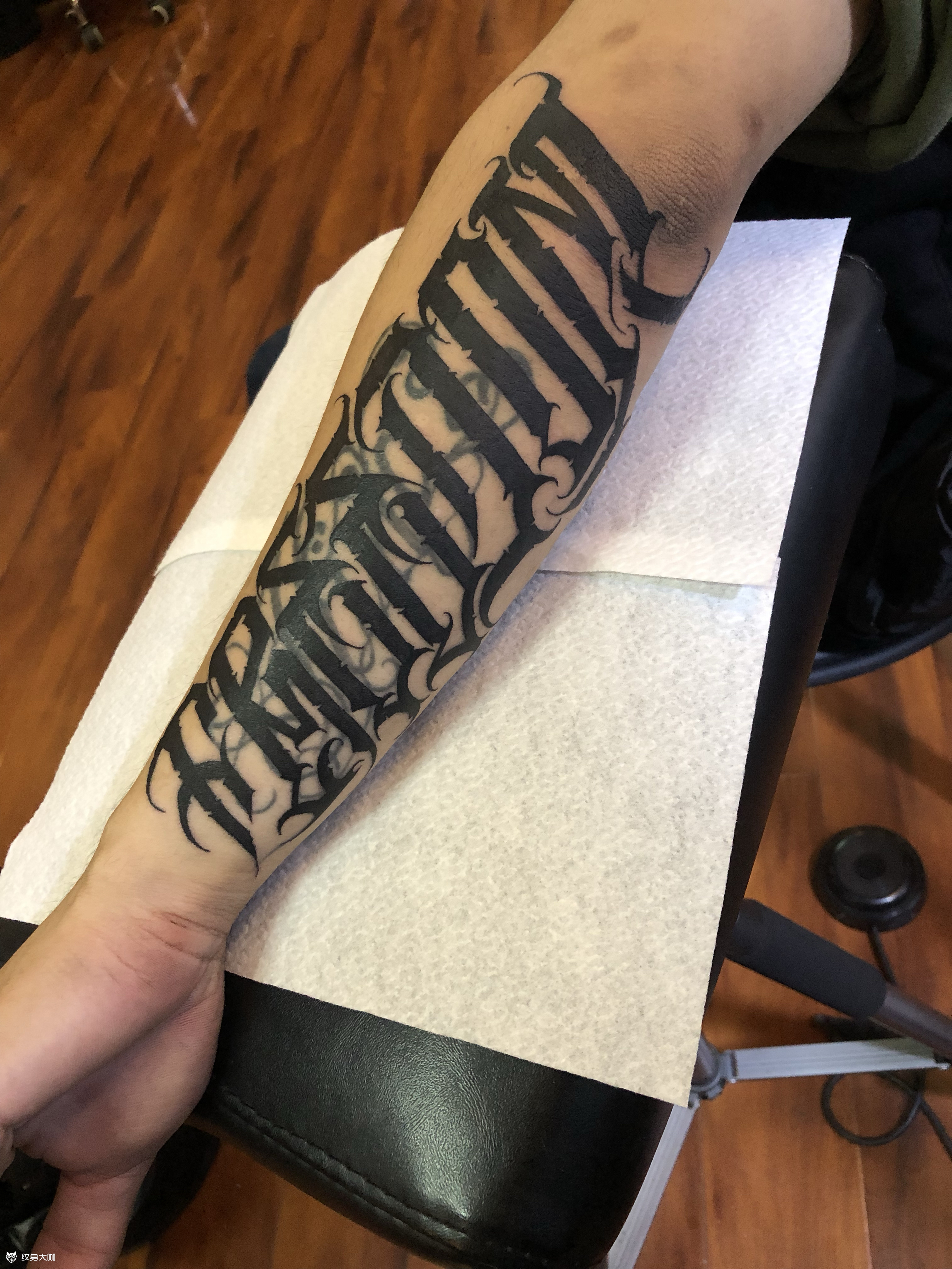 帮派字体遮盖_纹身图案手稿图片_尼莫nemo的纹身作品集