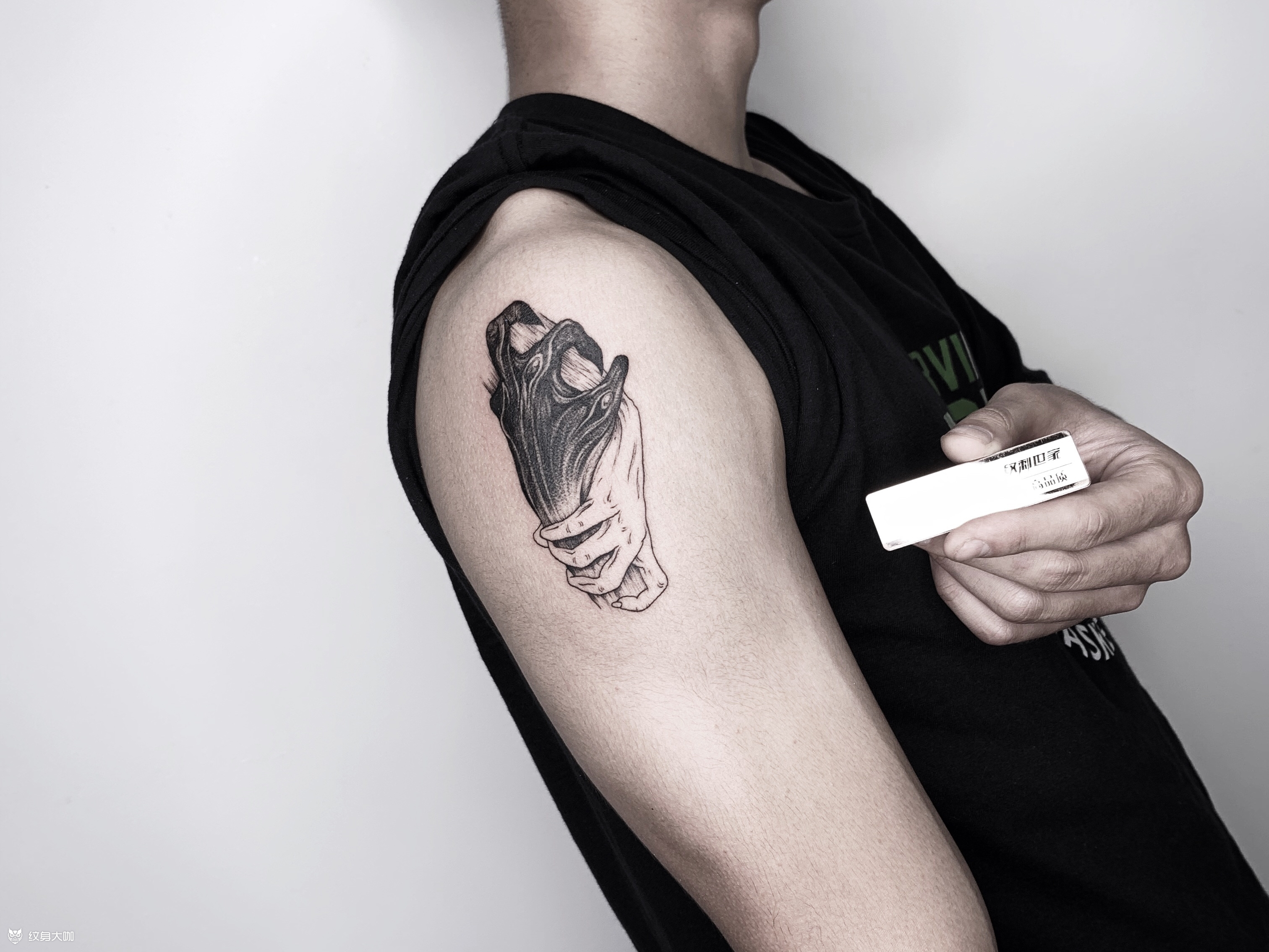 恶魔之手～_纹身图案手稿图片_queen纹刺世家的纹身作品集