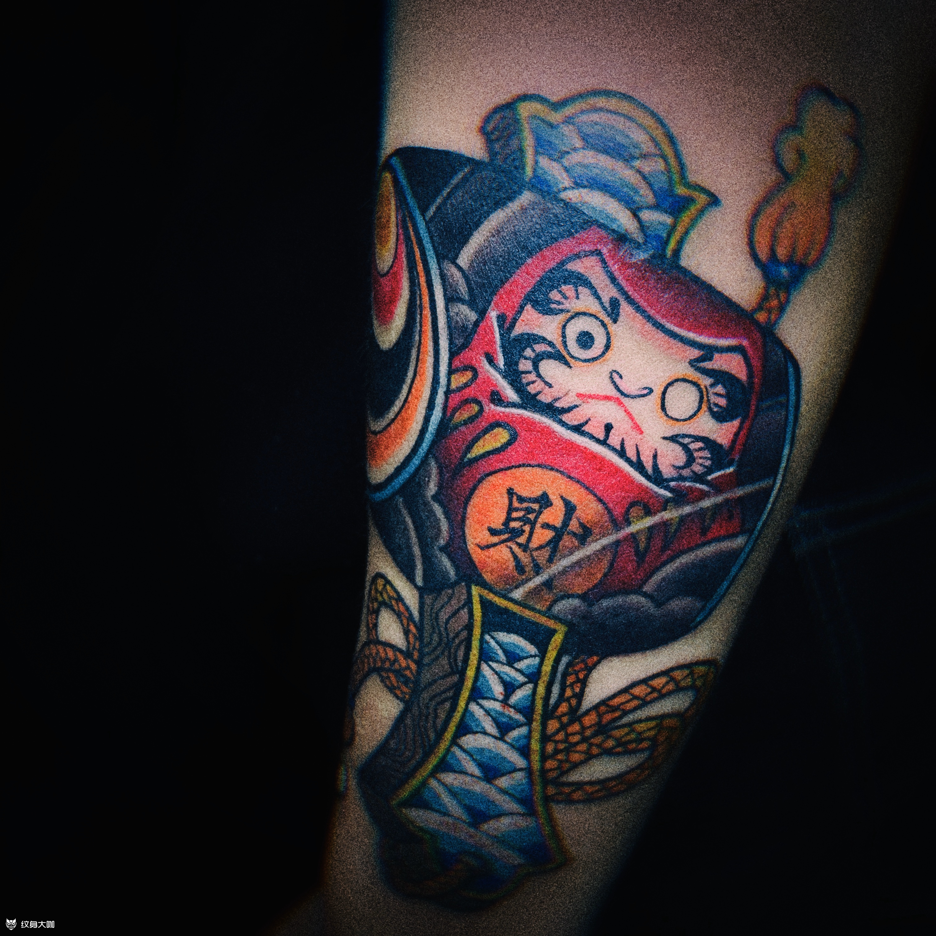 原创作品日式福锤_纹身图案手稿图片_灵瞳的纹身作品集