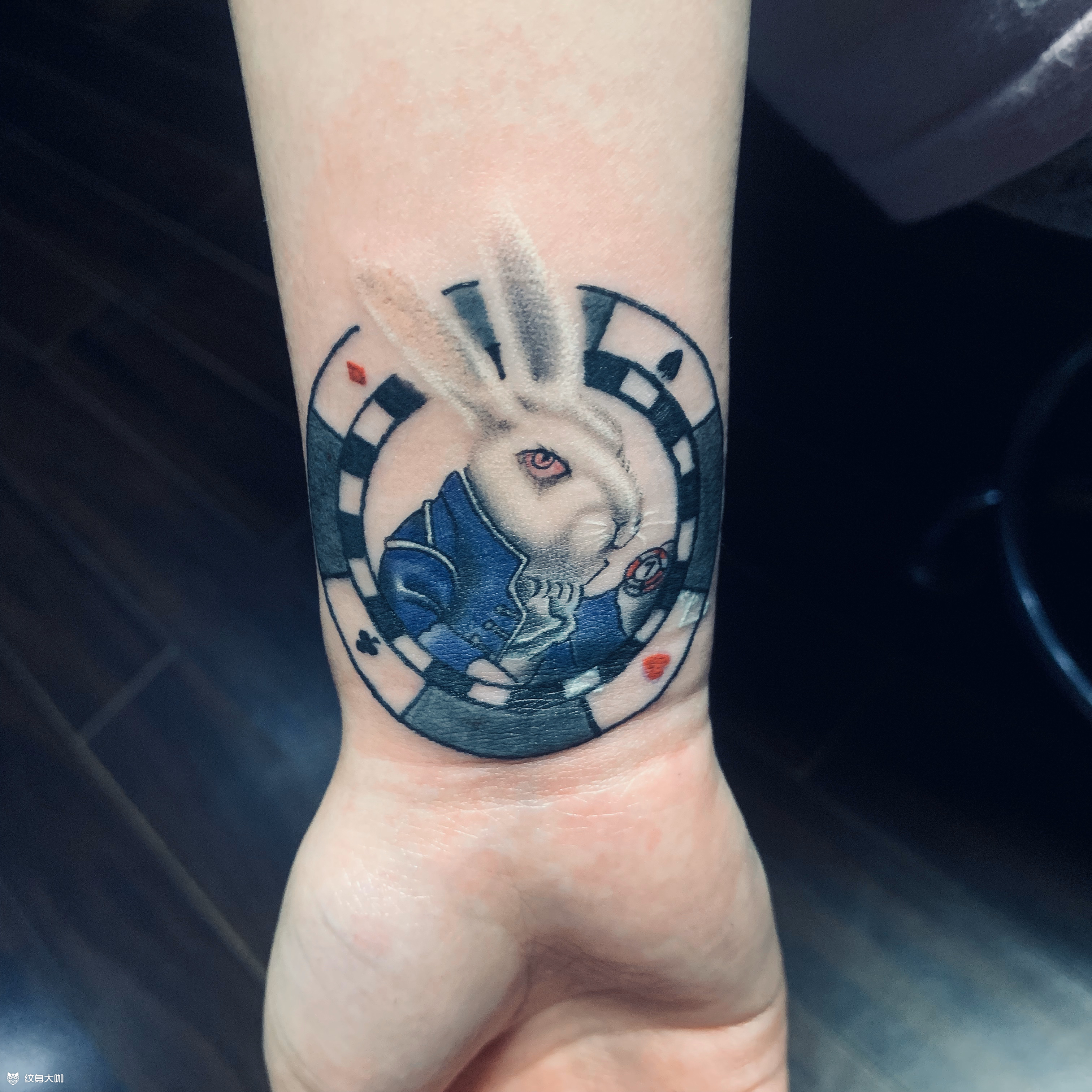 手腕纹身覆盖_纹身图案手稿图片_谈雪坤的纹身作品集