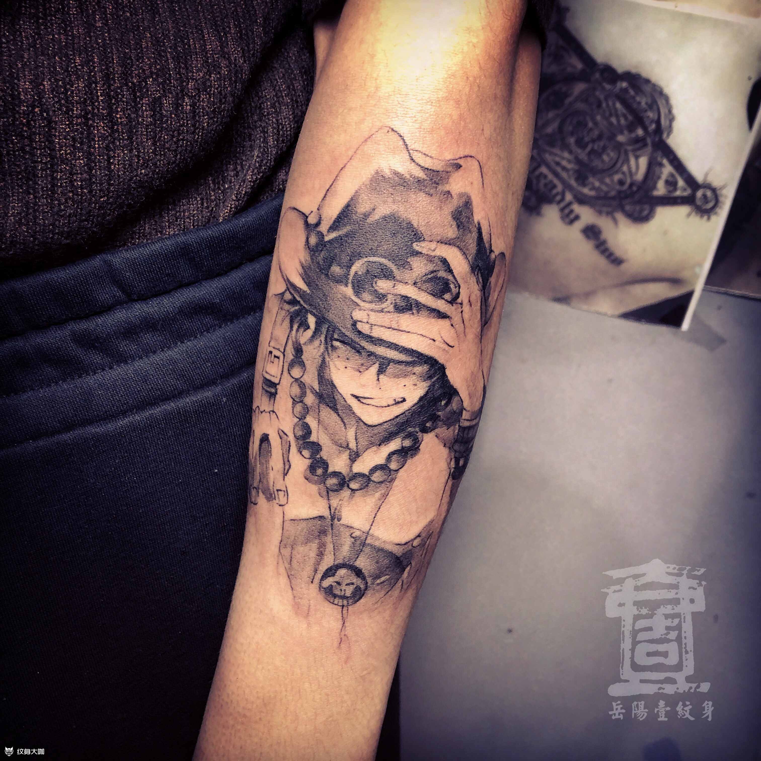 艾斯_纹身图案手稿图片_—-的纹身作品集