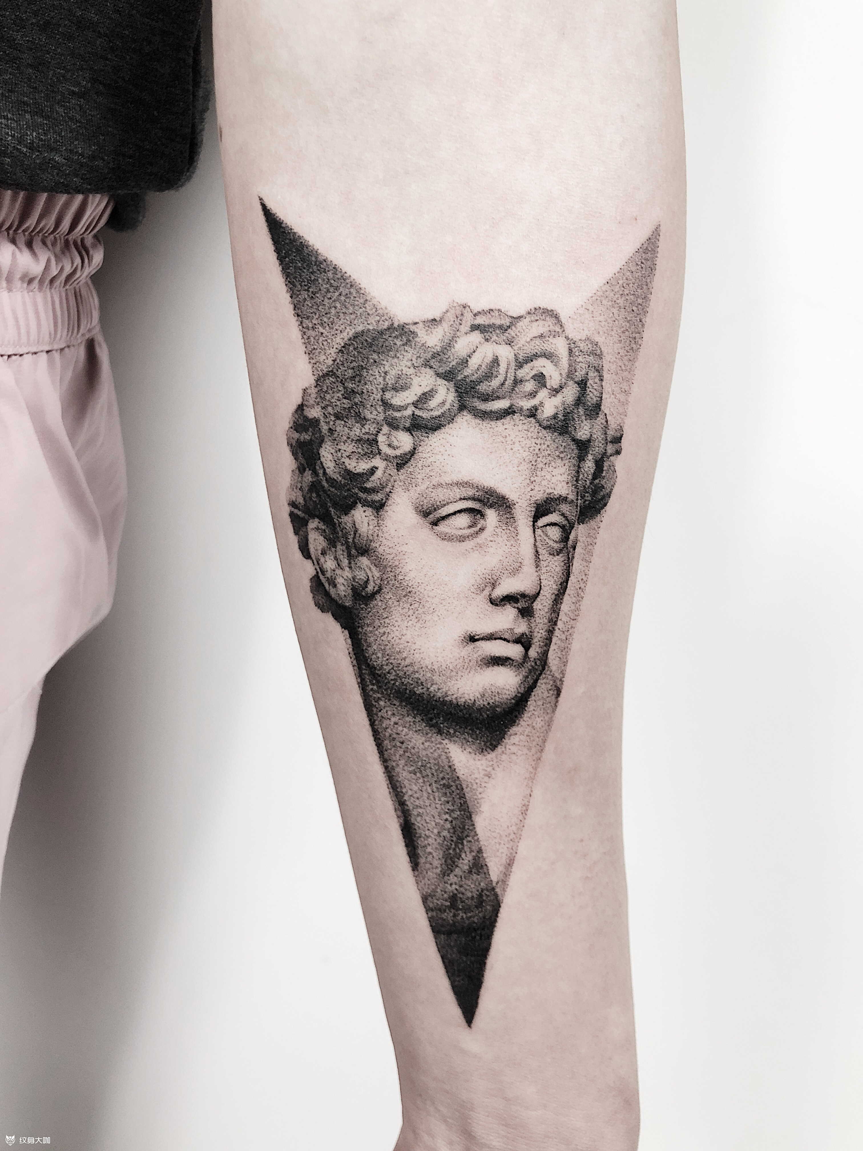 石膏像_纹身图案手稿图片_ruiqi的纹身作品集
