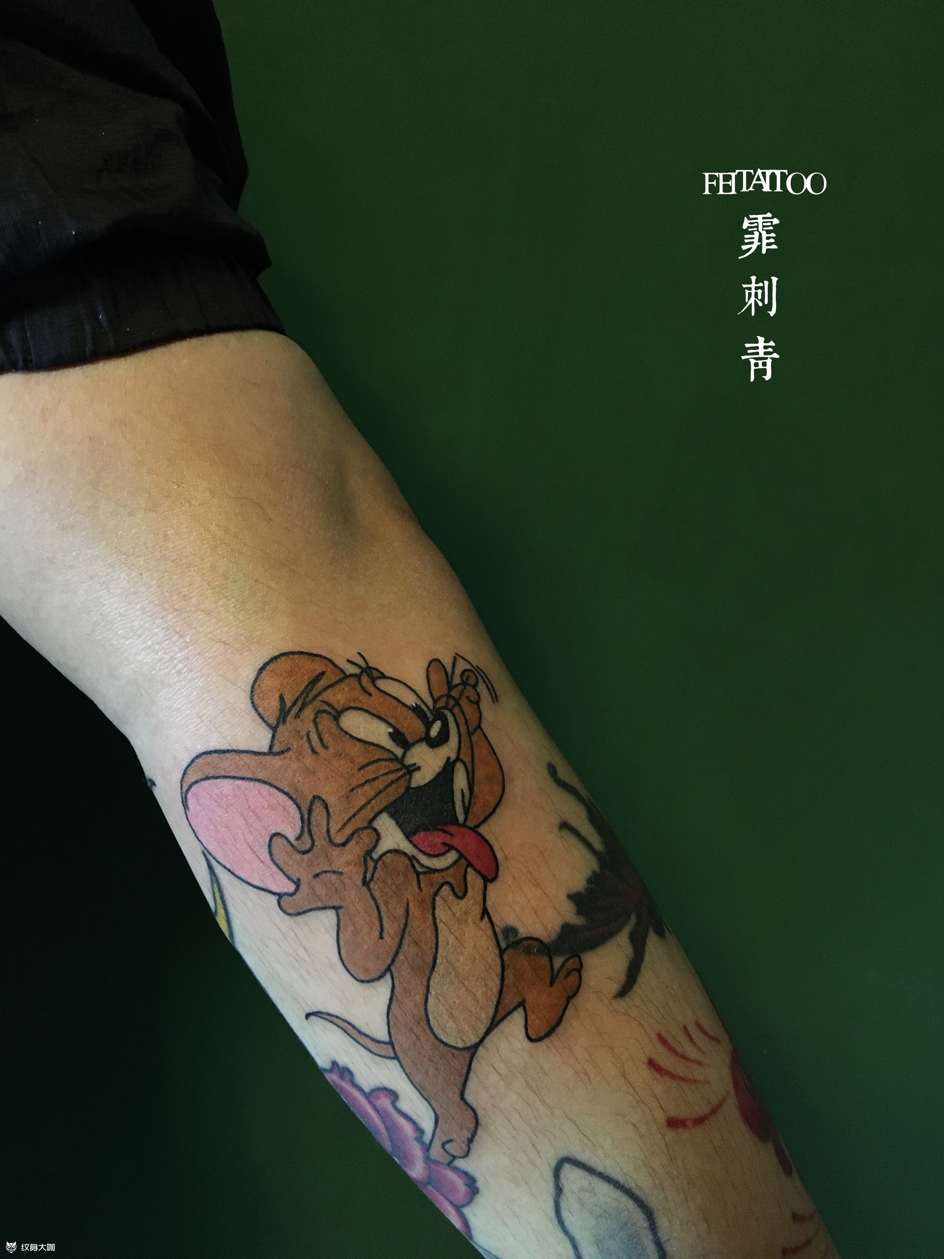 jerry_纹身图案手稿图片_王晓霏的纹身作品集