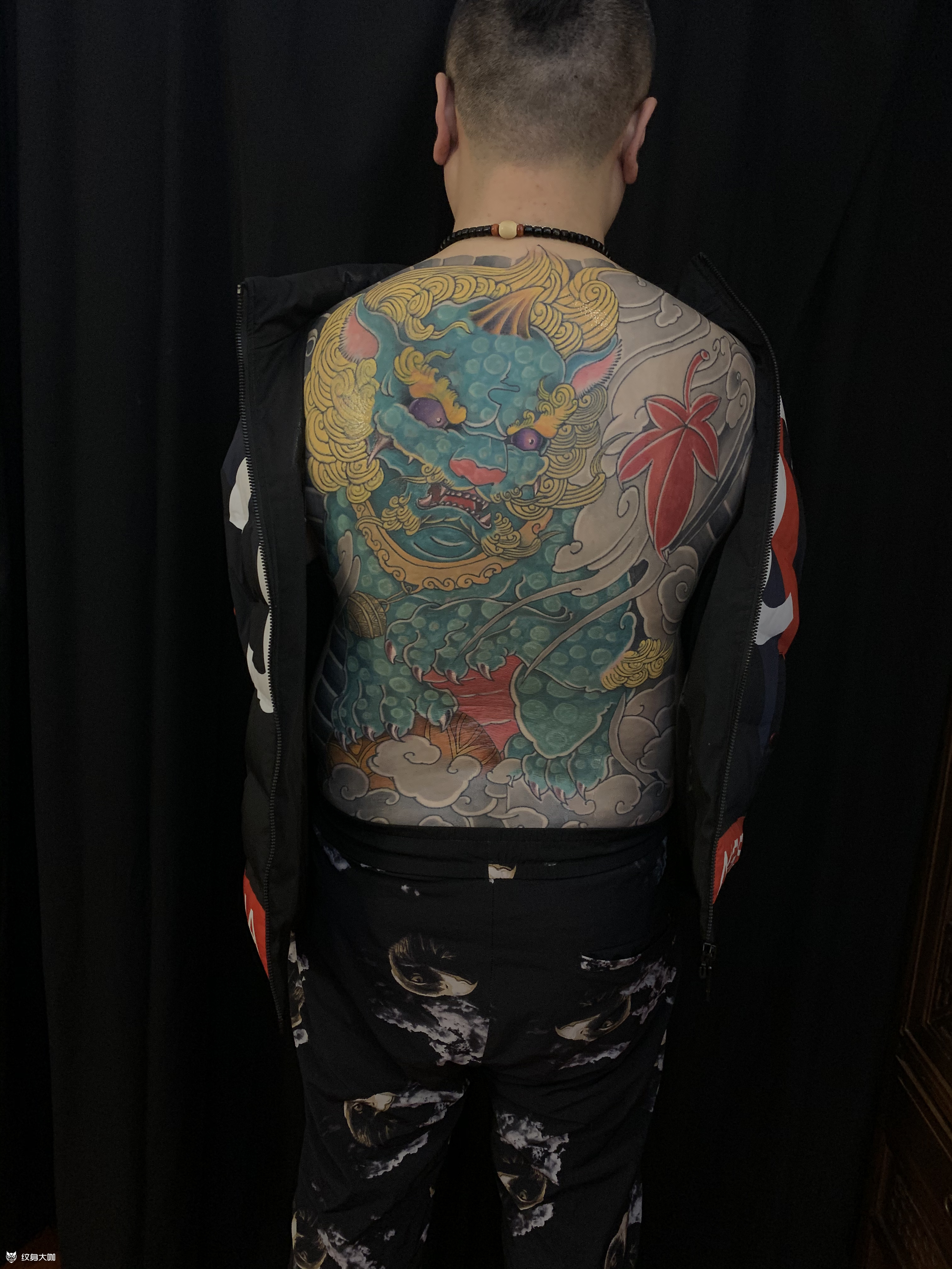 唐狮_纹身图案手稿图片_刘西军的纹身作品集