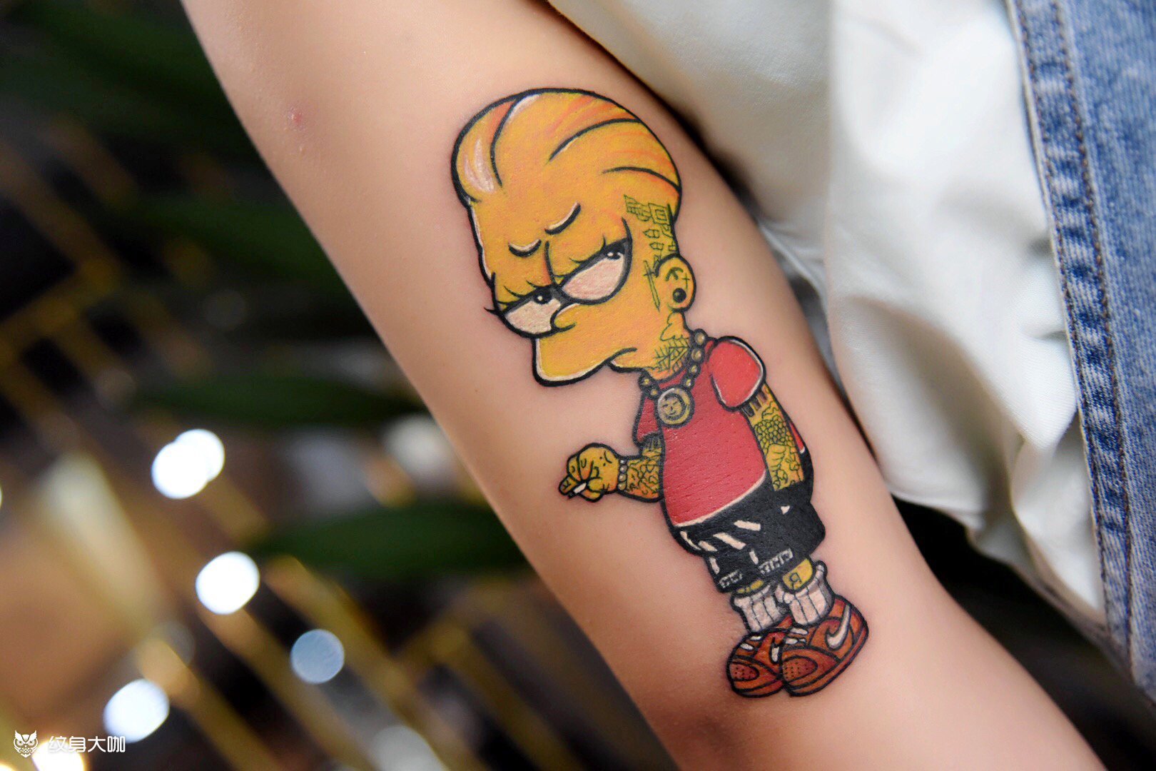 社会辛普森_纹身图案手稿图片_大宝的纹身作品集