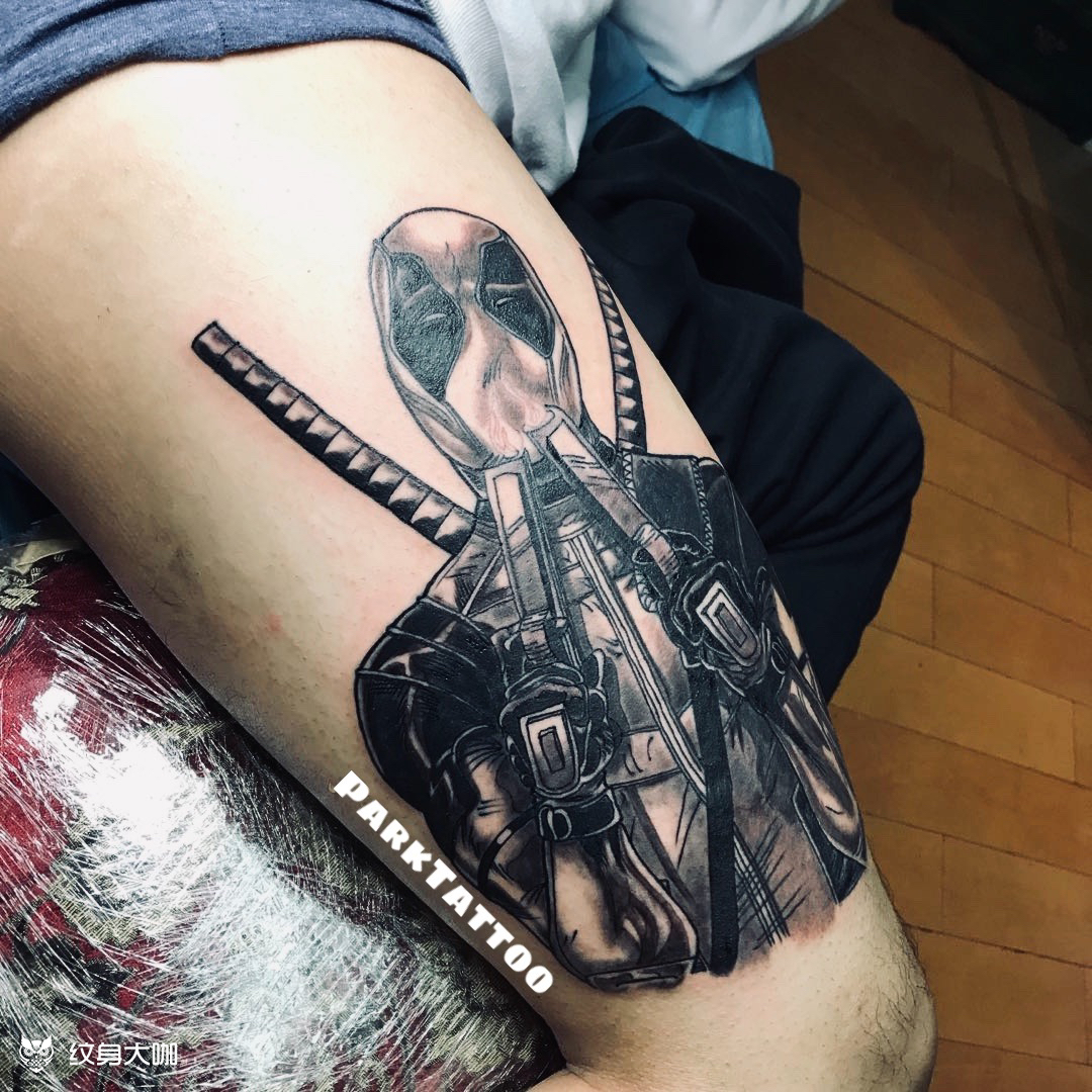 死侍_纹身图案手稿图片_park老刘的纹身作品集