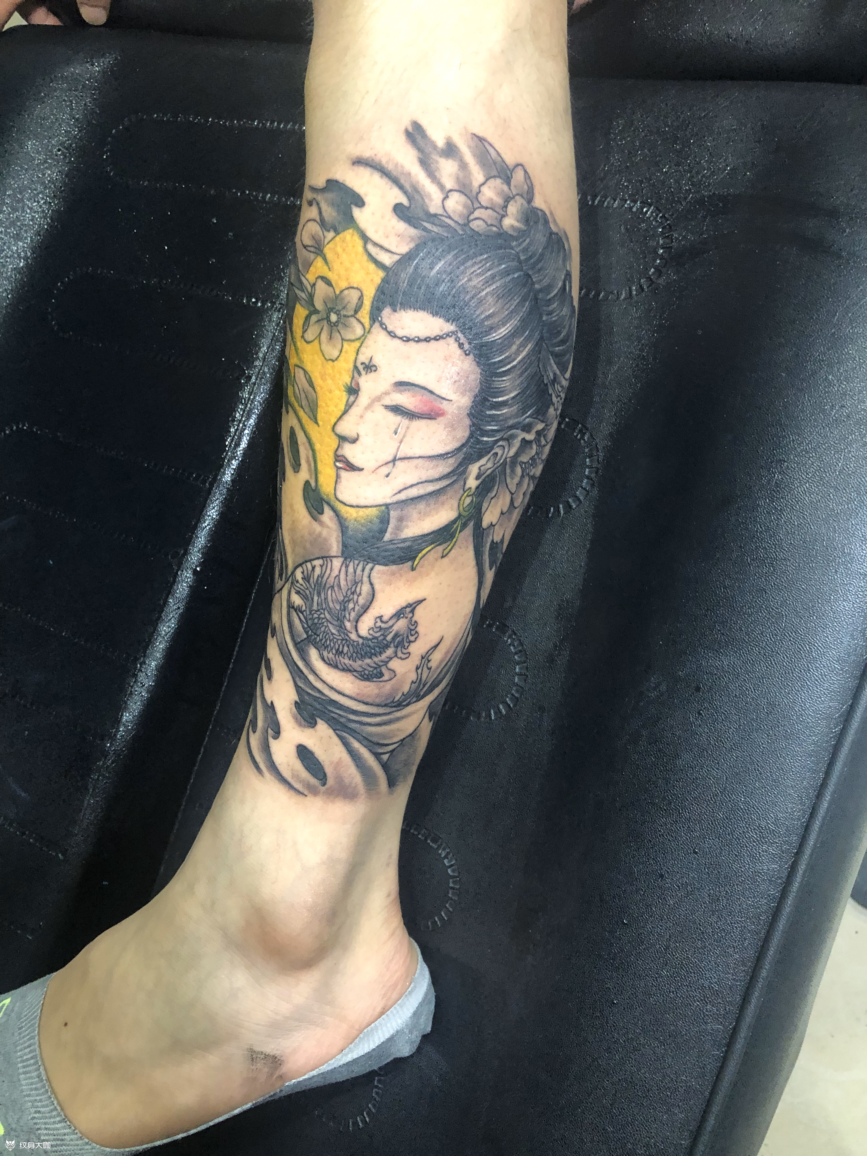 艺姬_纹身图案手稿图片_剑艺的纹身作品集