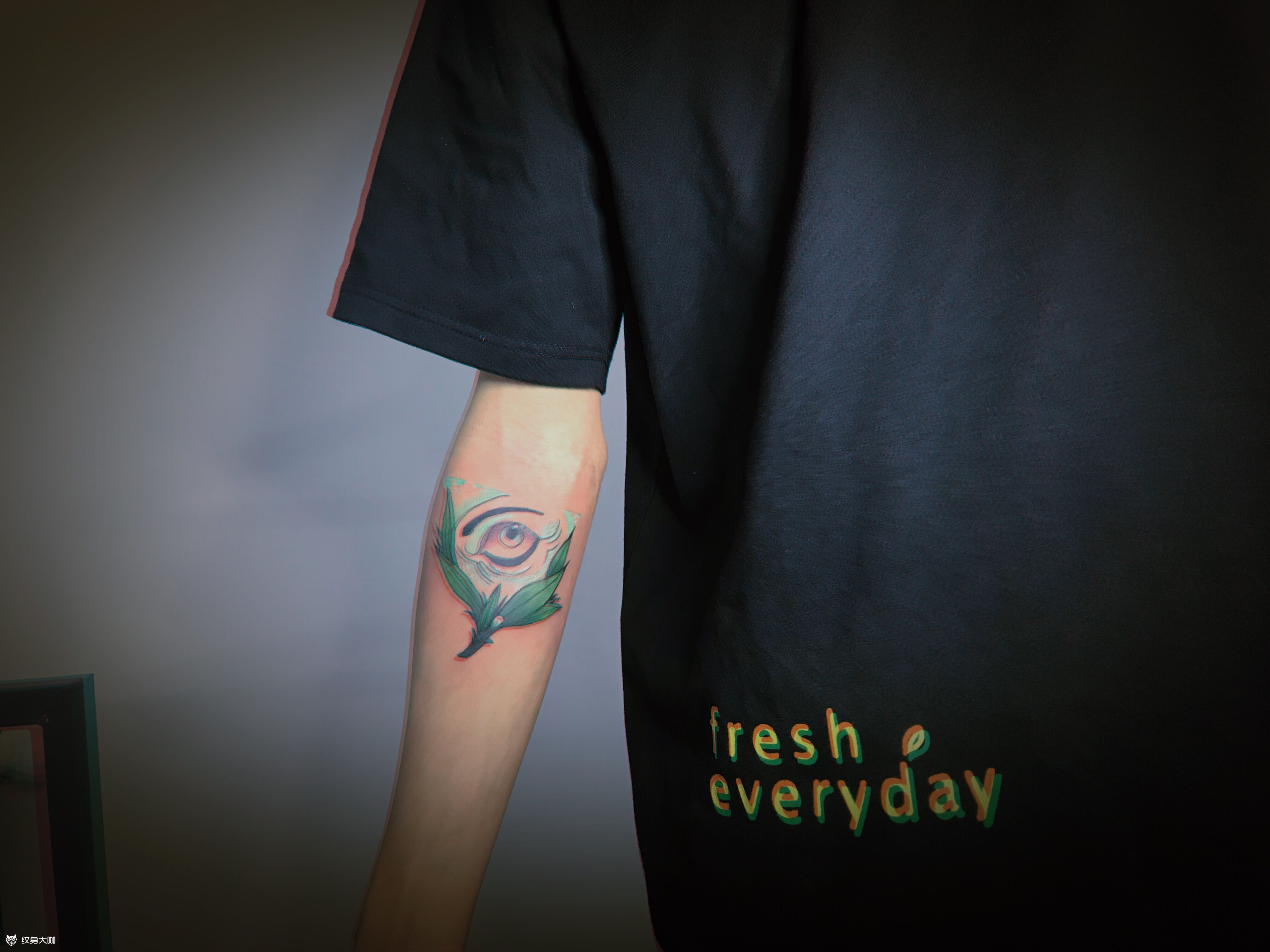 三角眼_纹身图案手稿图片_ak 扎的纹身作品集