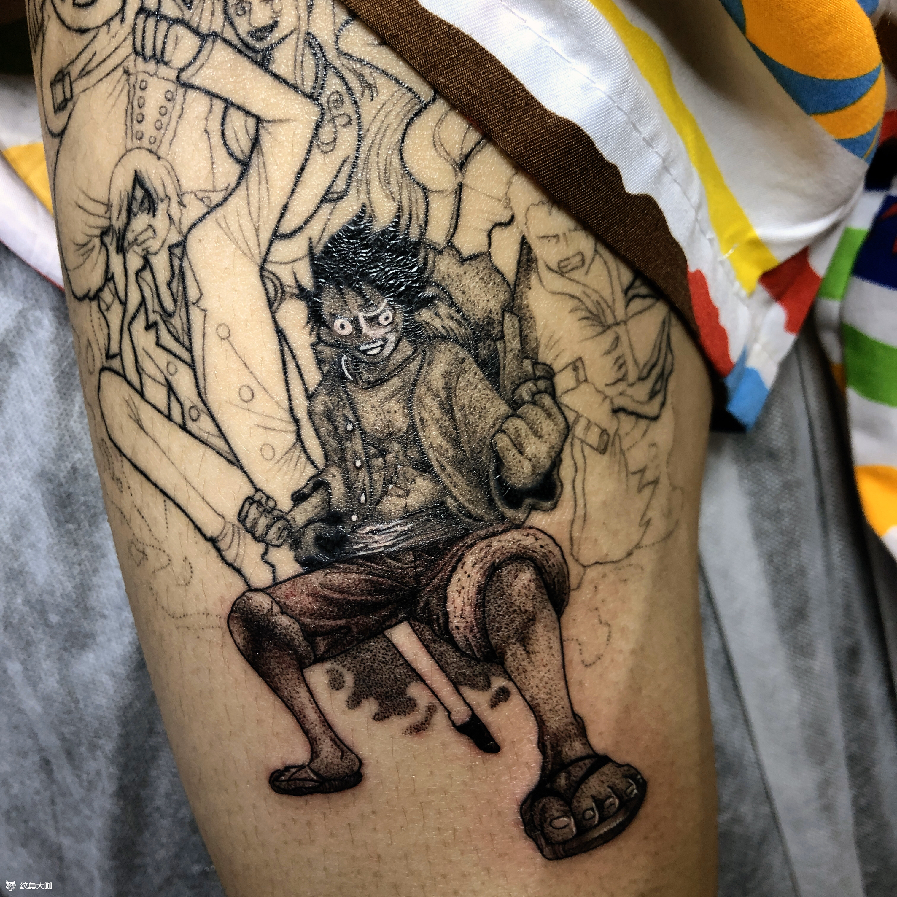 海贼王_纹身图案手稿图片_啊凡的纹身作品集