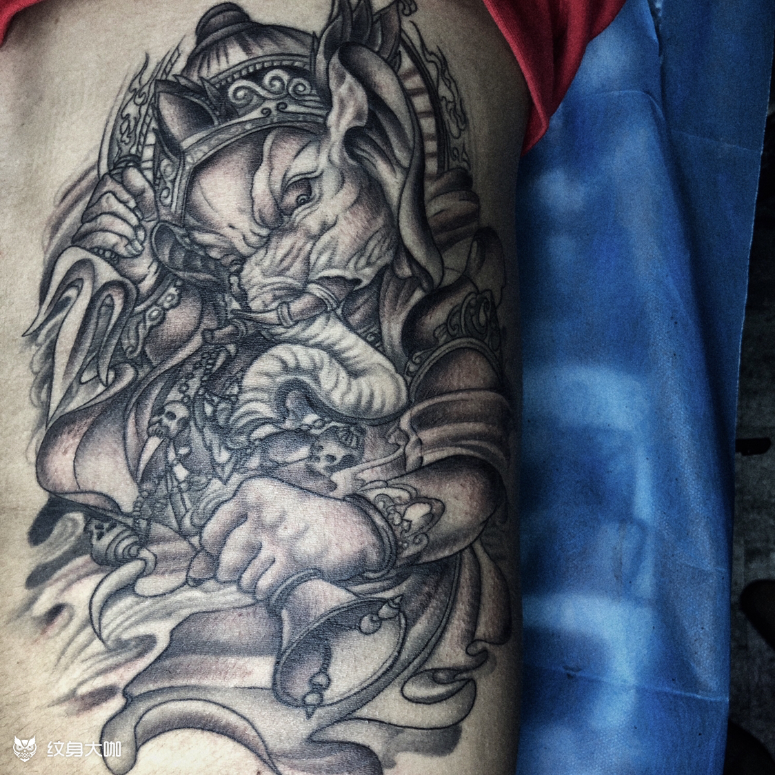 象神_纹身图案手稿图片_四喜07的纹身作品集