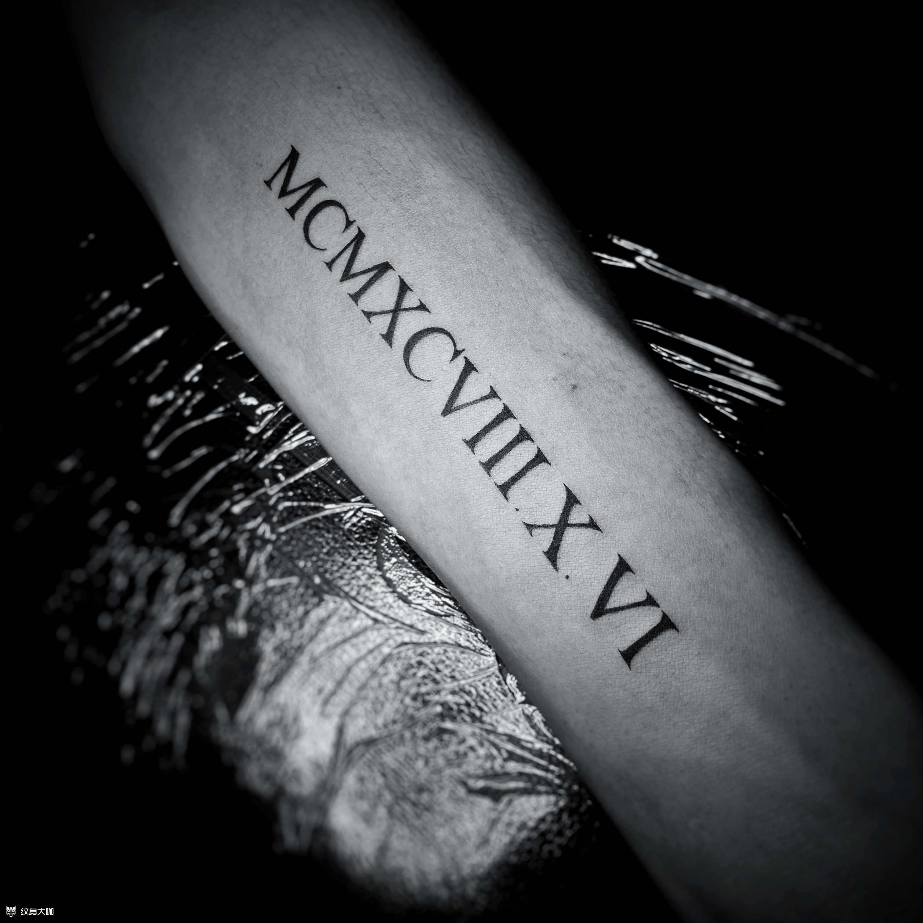 罗马数字_纹身图案手稿图片_啊飒的纹身作品集