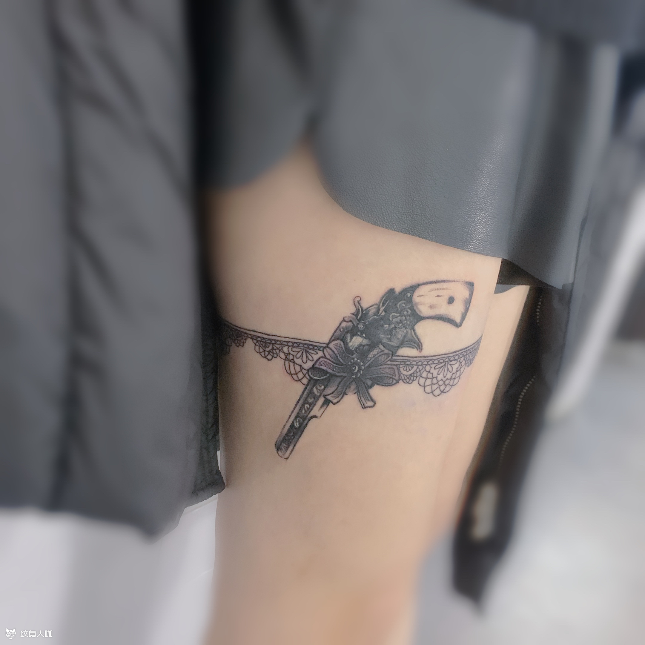 枪_纹身图案手稿图片_韩子云的纹身作品集