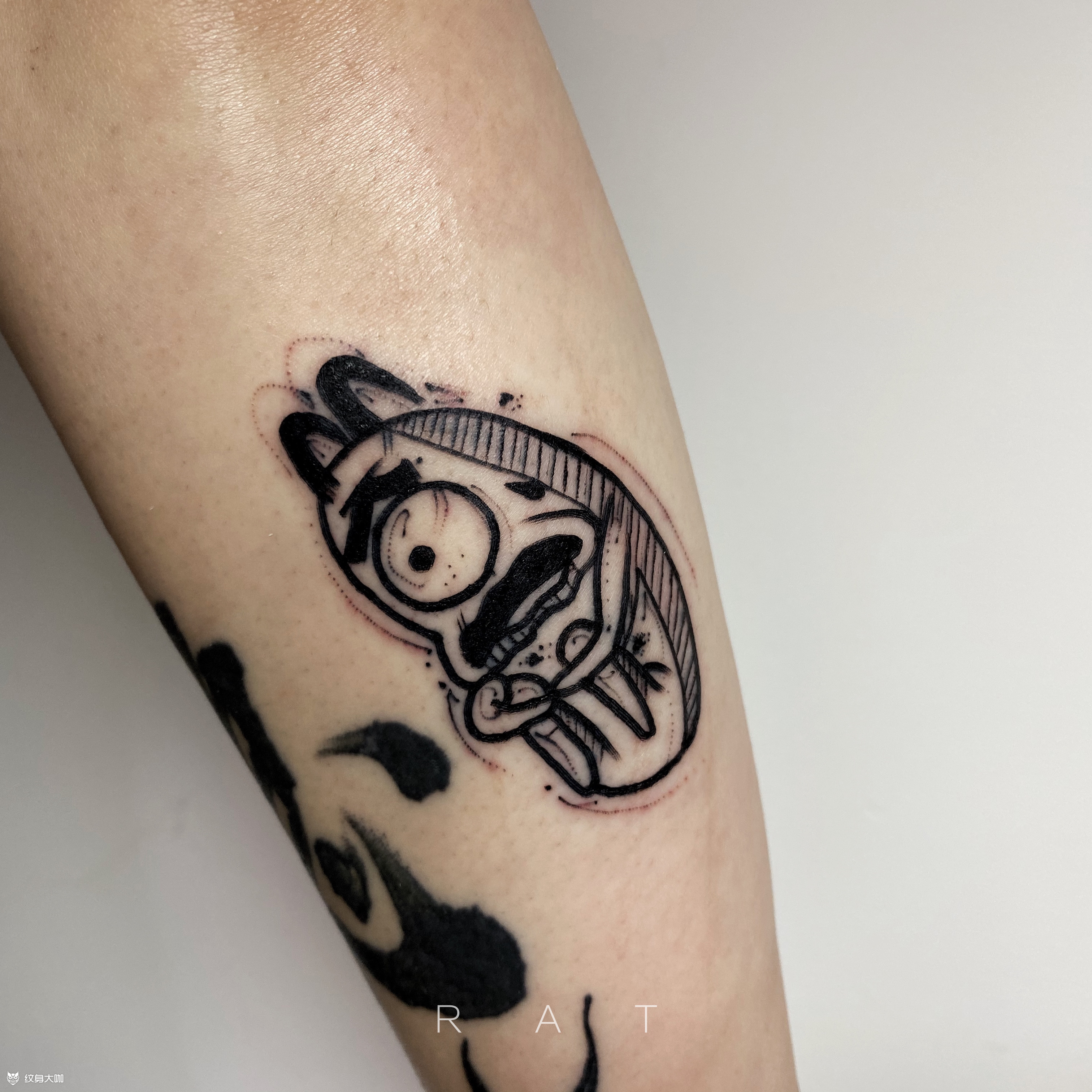 痞老板_纹身图案手稿图片_rat的纹身作品集